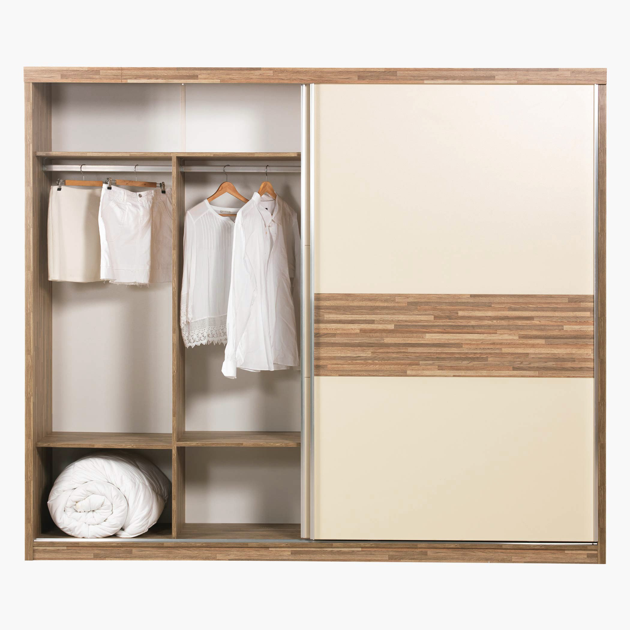 خزانة ملابس بباب انزلاقي مع مرآة من باركاي-hbxfurniture-wardrobes-image-3