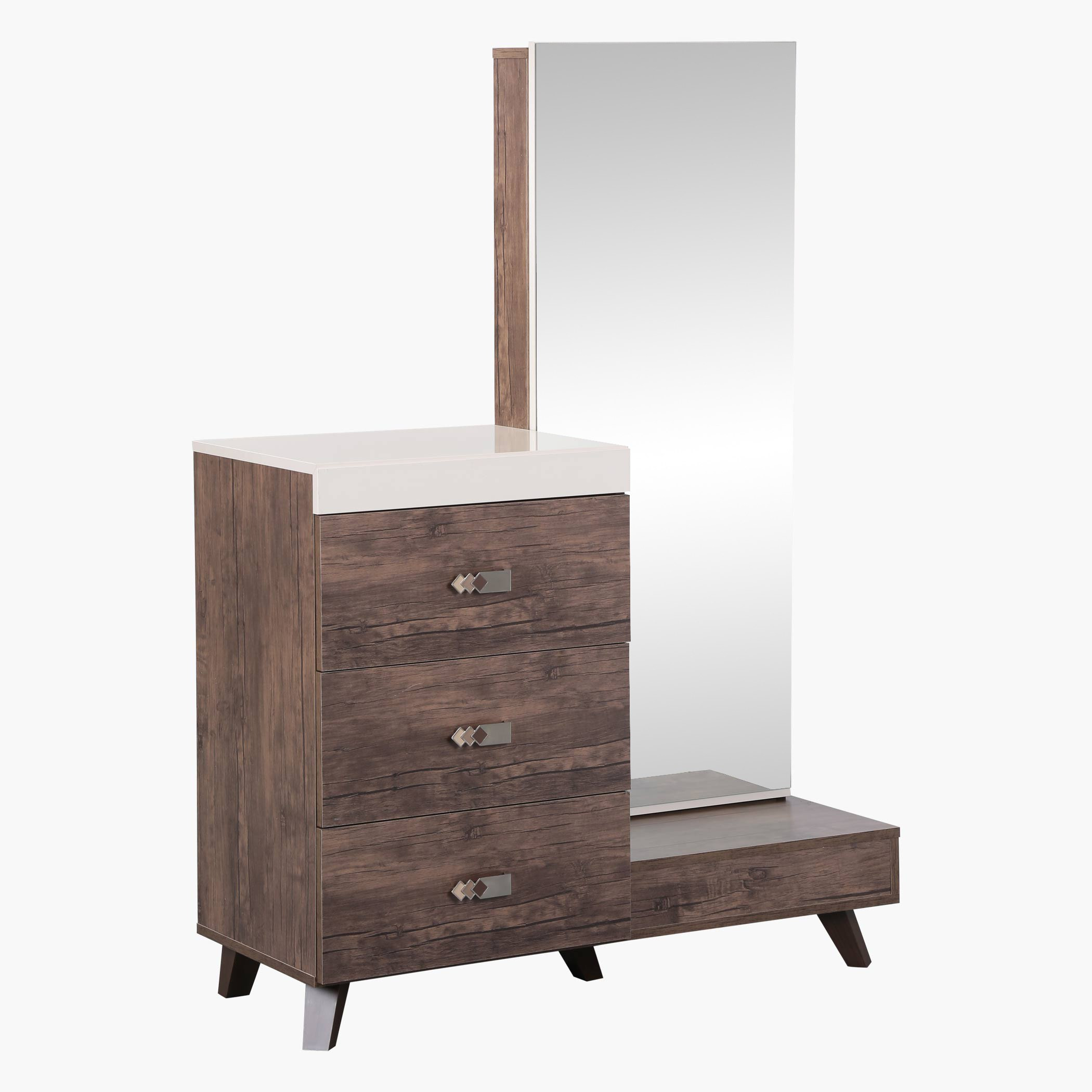 طاولة تزيين مع مرآة و3 أدراج من سوليس-hbxfurniture-bedroom-dressersandmirrors-image-1