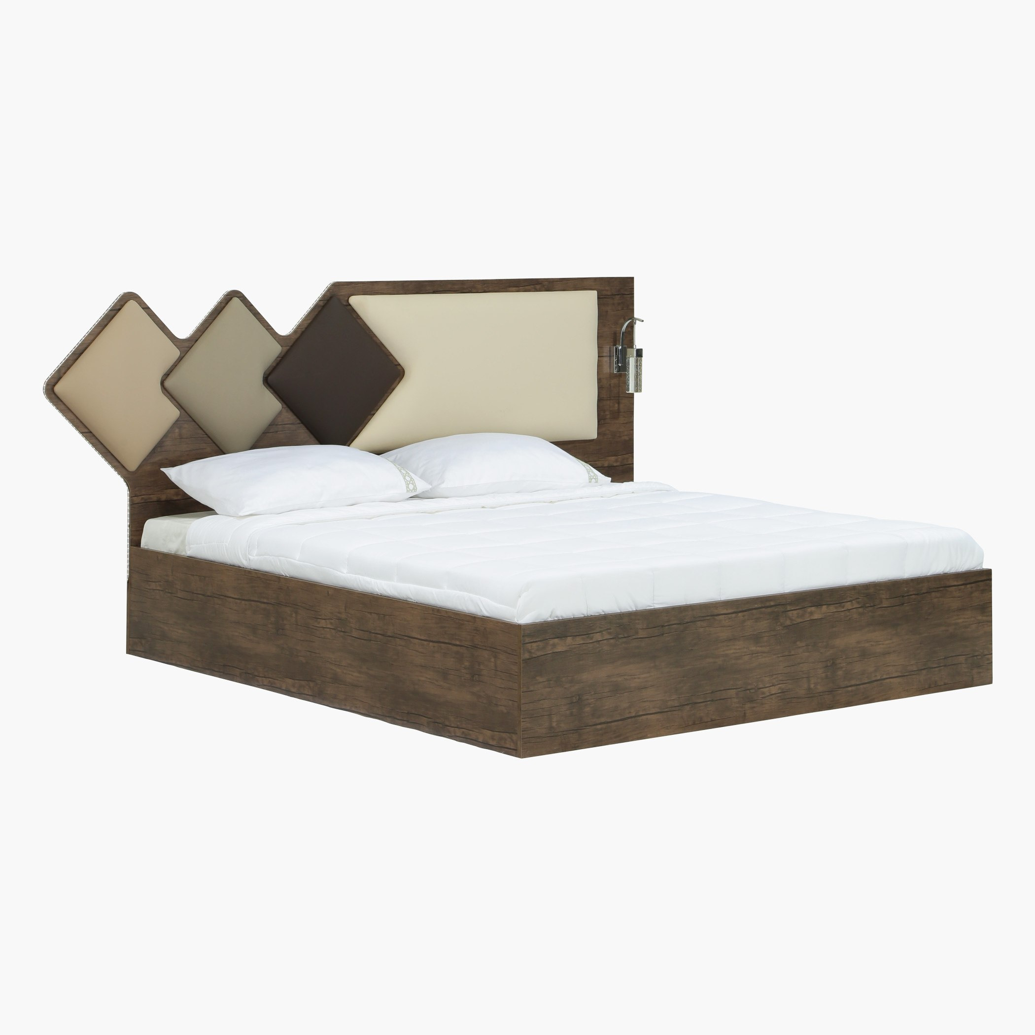سرير سوليس كبير بإضاءة إل إي دي - 180×200 سم-hbxfurniture-bedsandbedsets-beds-king-image-1