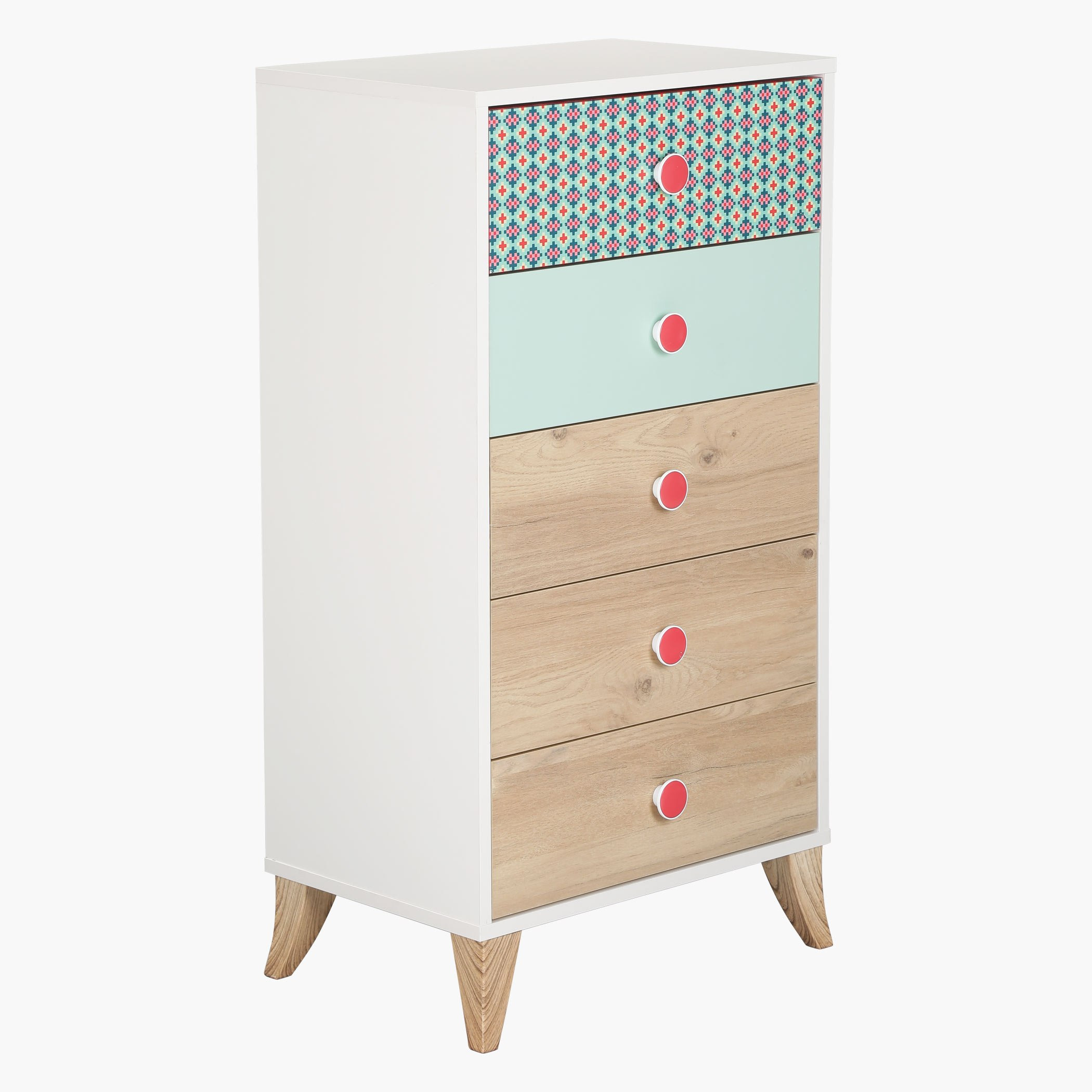 وحدة تخزين 5 أدراج من موروكو-hbxfurniture-dressersandchests-chestofdrawers-image-1