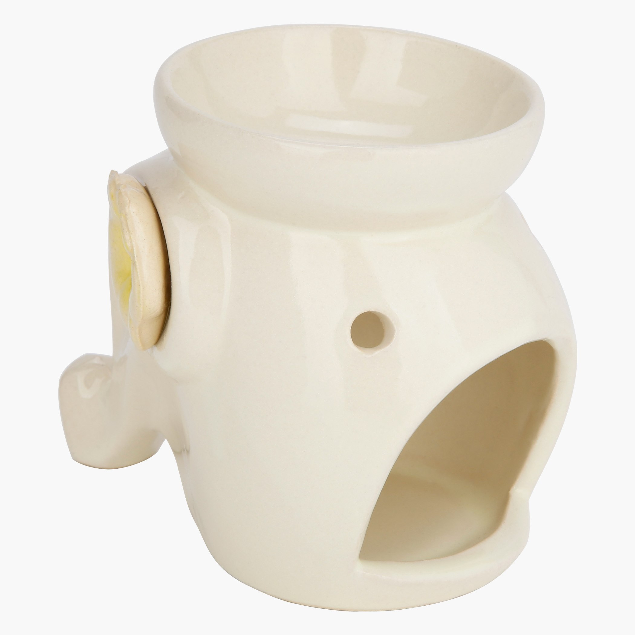 مبخرة زيوت عطرية بتصميم فيل مع زهرة-hbxhomeware-homedecor-figurinesandornaments-image-3