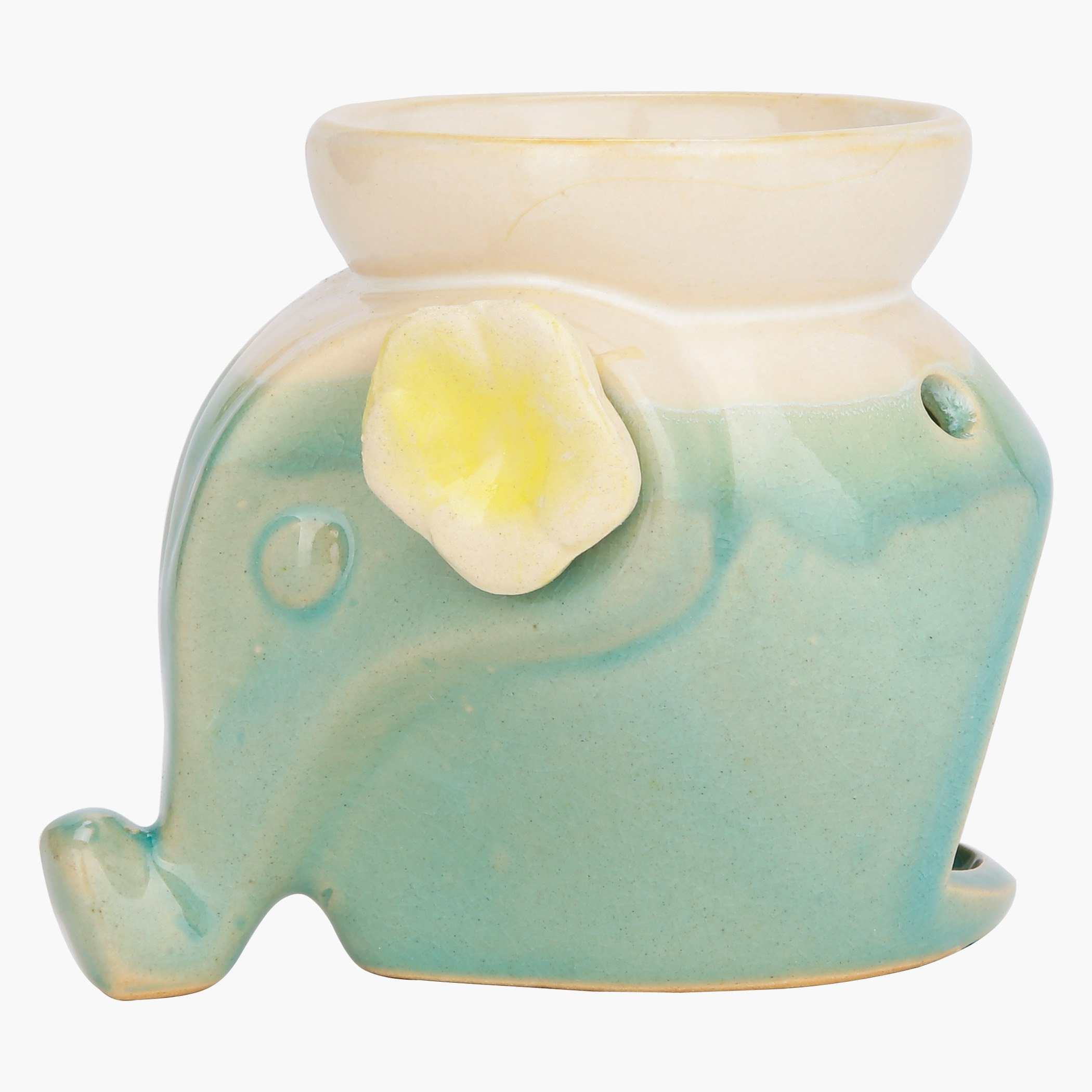 مبخرة زيوت عطرية بتصميم فيل مع زهرة-hbxhomeware-homedecor-figurinesandornaments-image-1