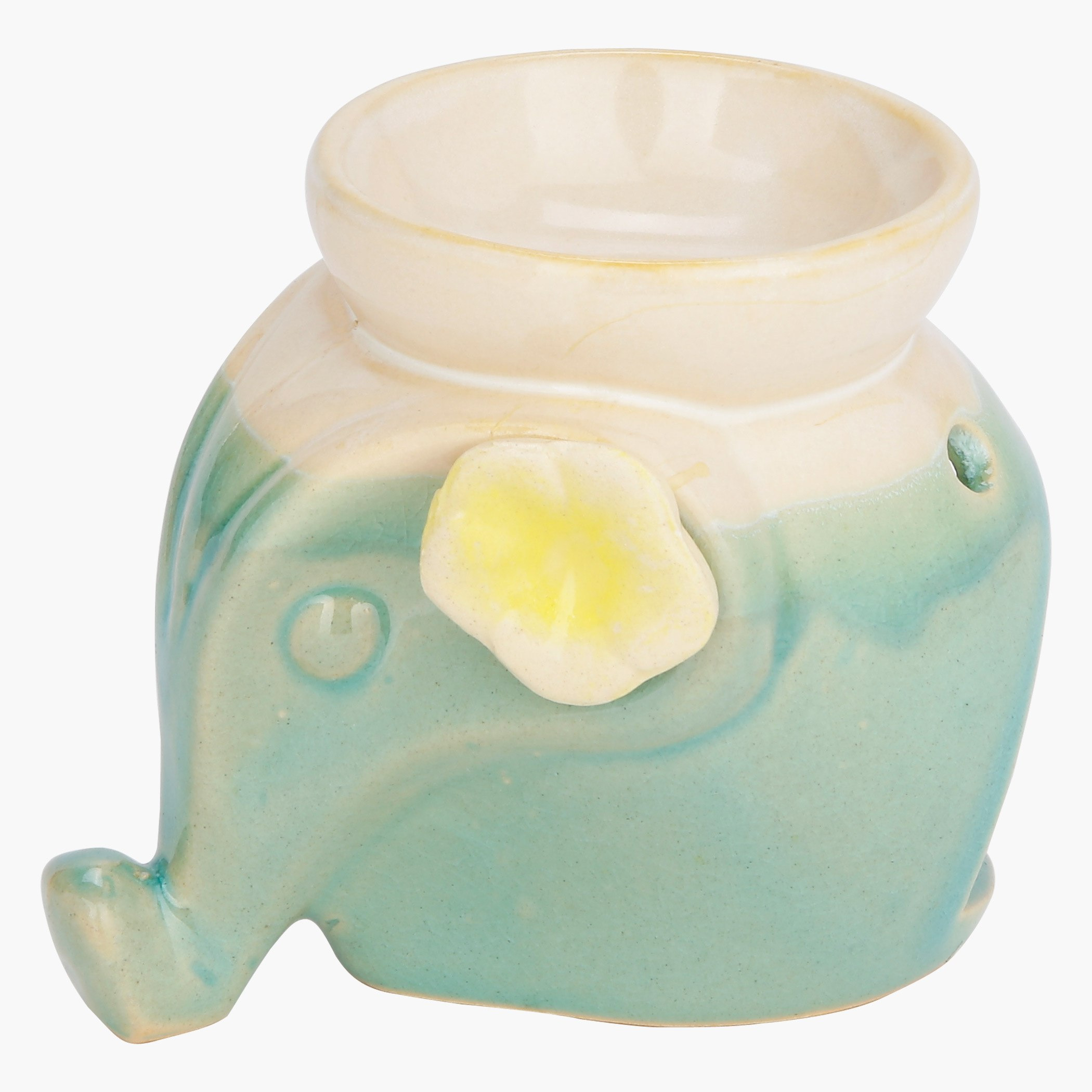 مبخرة زيوت عطرية بتصميم فيل مع زهرة-hbxhomeware-homedecor-figurinesandornaments-image-2