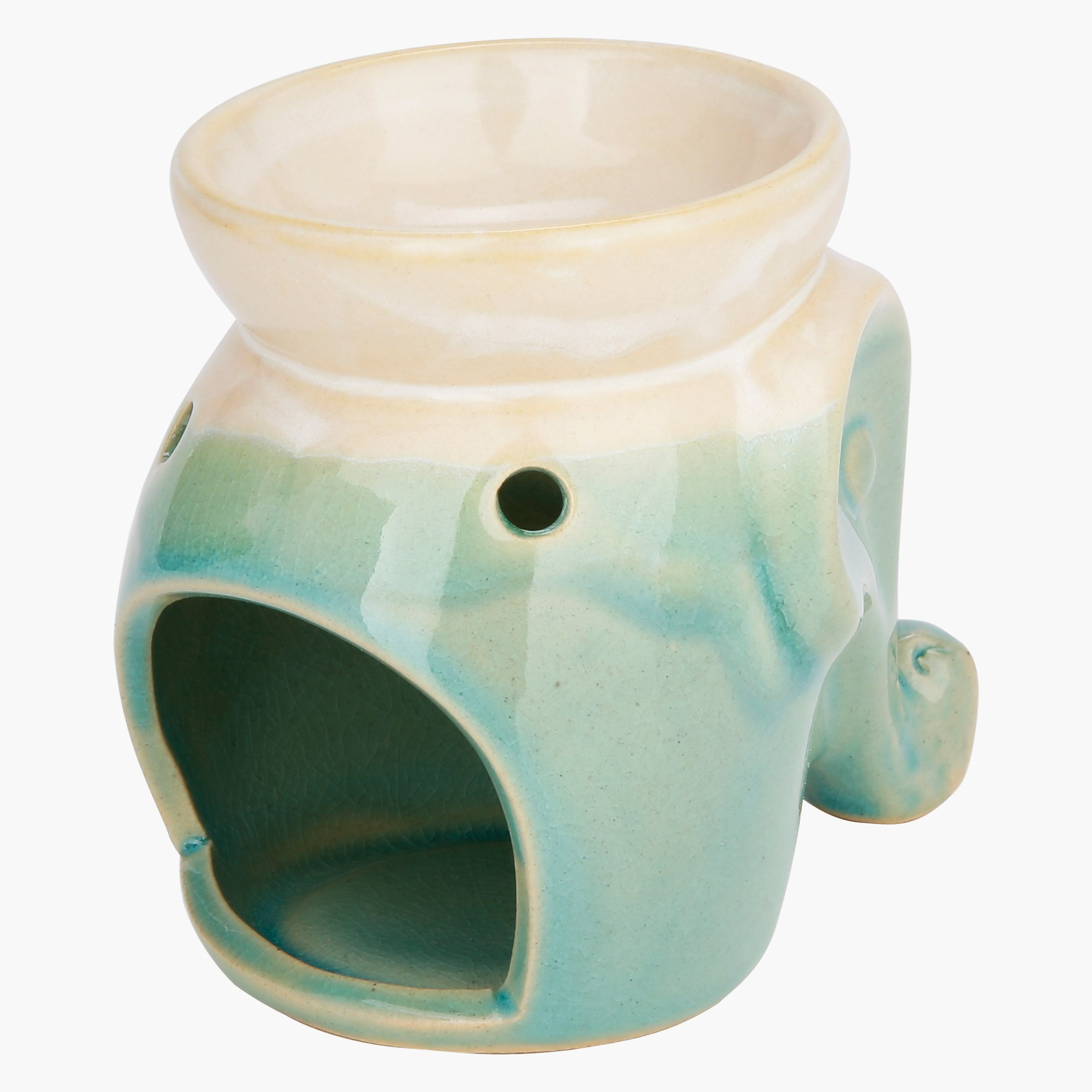 مبخرة زيوت عطرية بتصميم فيل مع زهرة-hbxhomeware-homedecor-figurinesandornaments-image-5