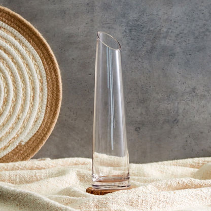 Atlanta Hypnos Clear Glass Tall Vase - 30 cms