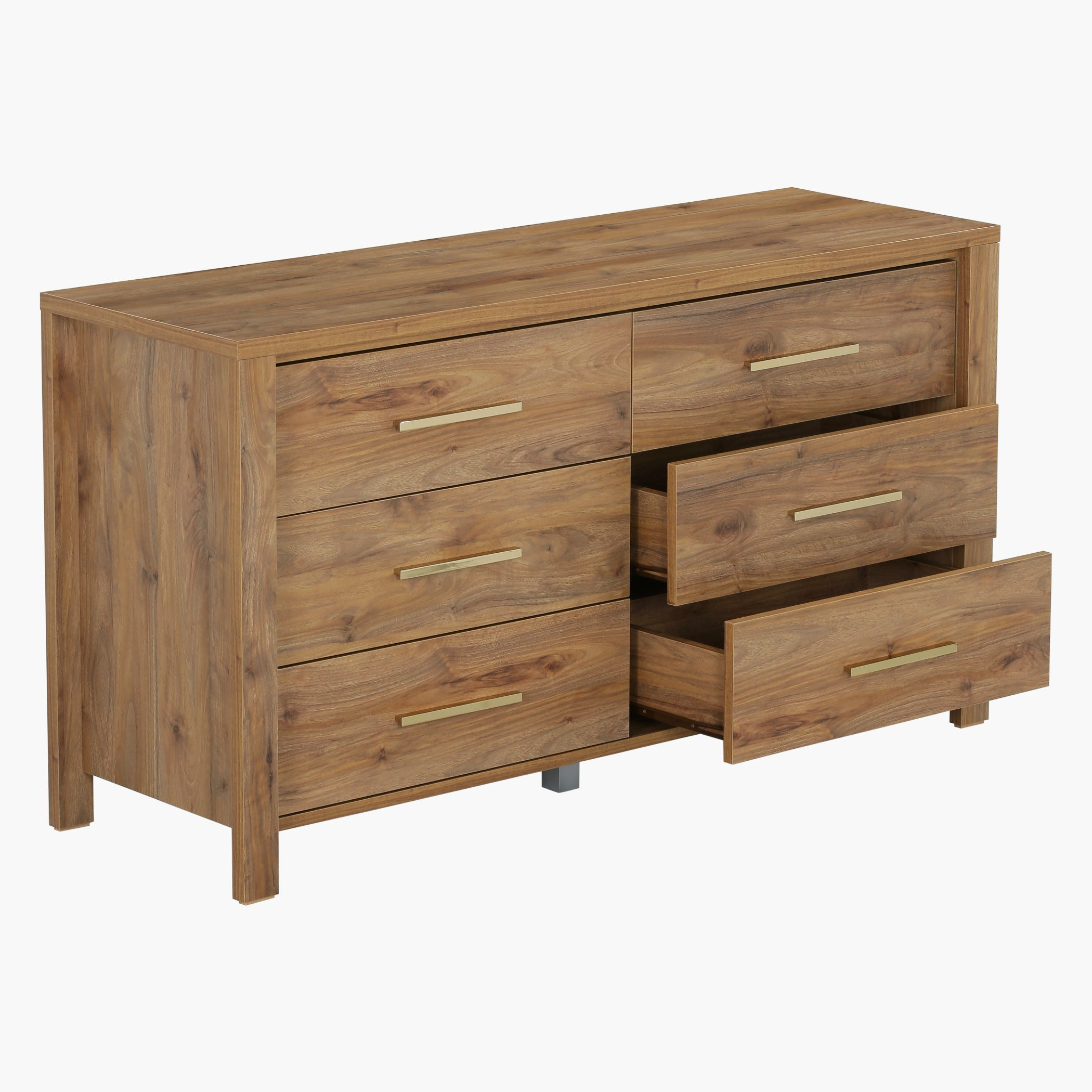 طاولة تزيين كبيرة 6 أدراج دون مرآة من سافانا-hbxfurniture-bedroom-dressersandmirrors-image-2