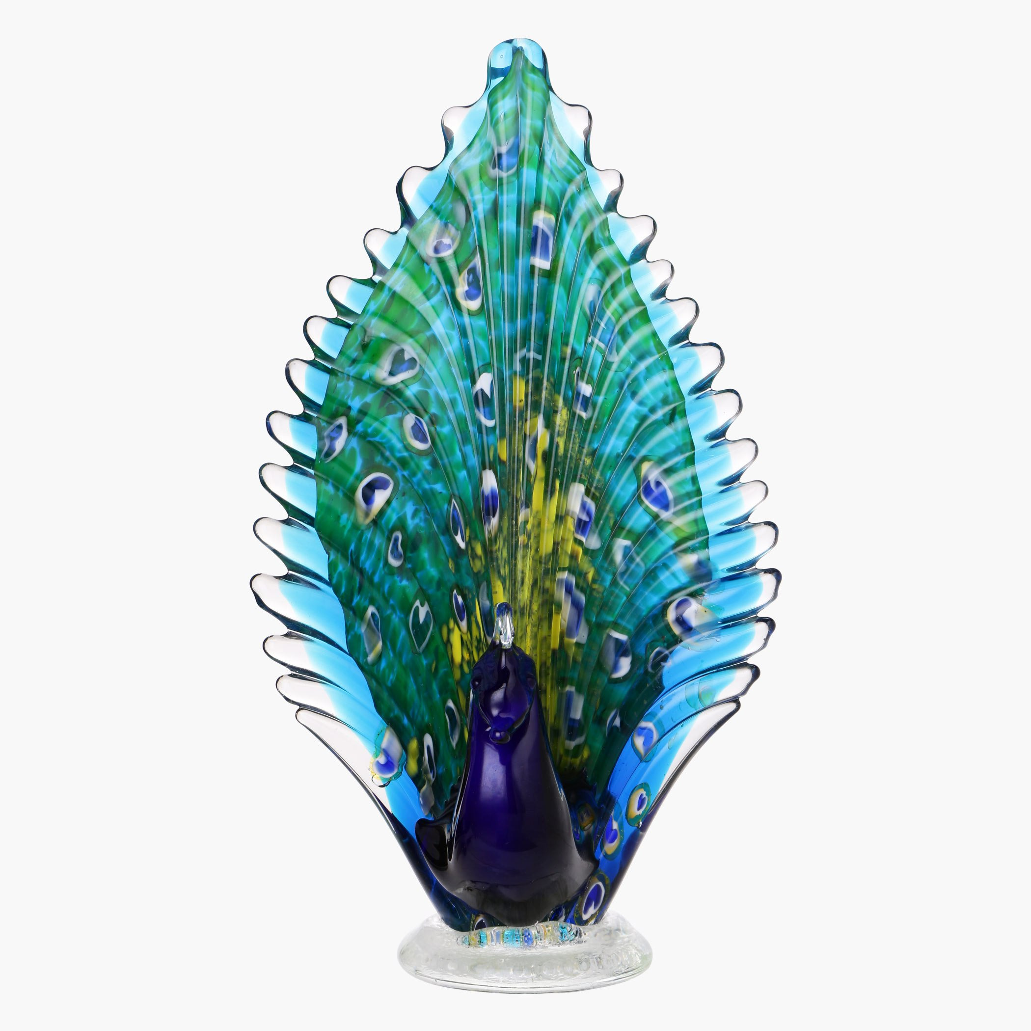 Glass Decorative Peacock-hbxhomeware-homedecor-figurinesandornaments-image-1