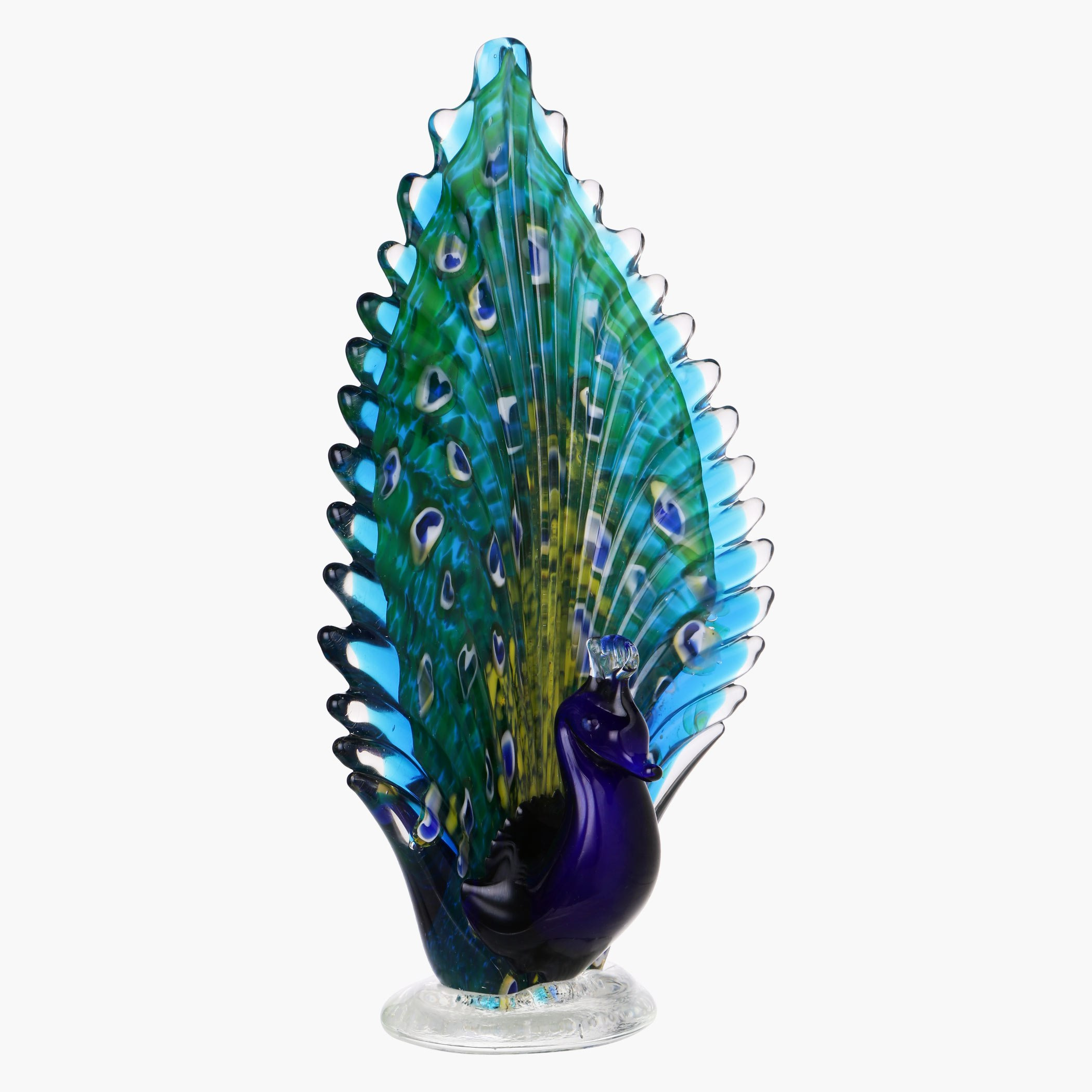 Glass Decorative Peacock-hbxhomeware-homedecor-figurinesandornaments-image-2