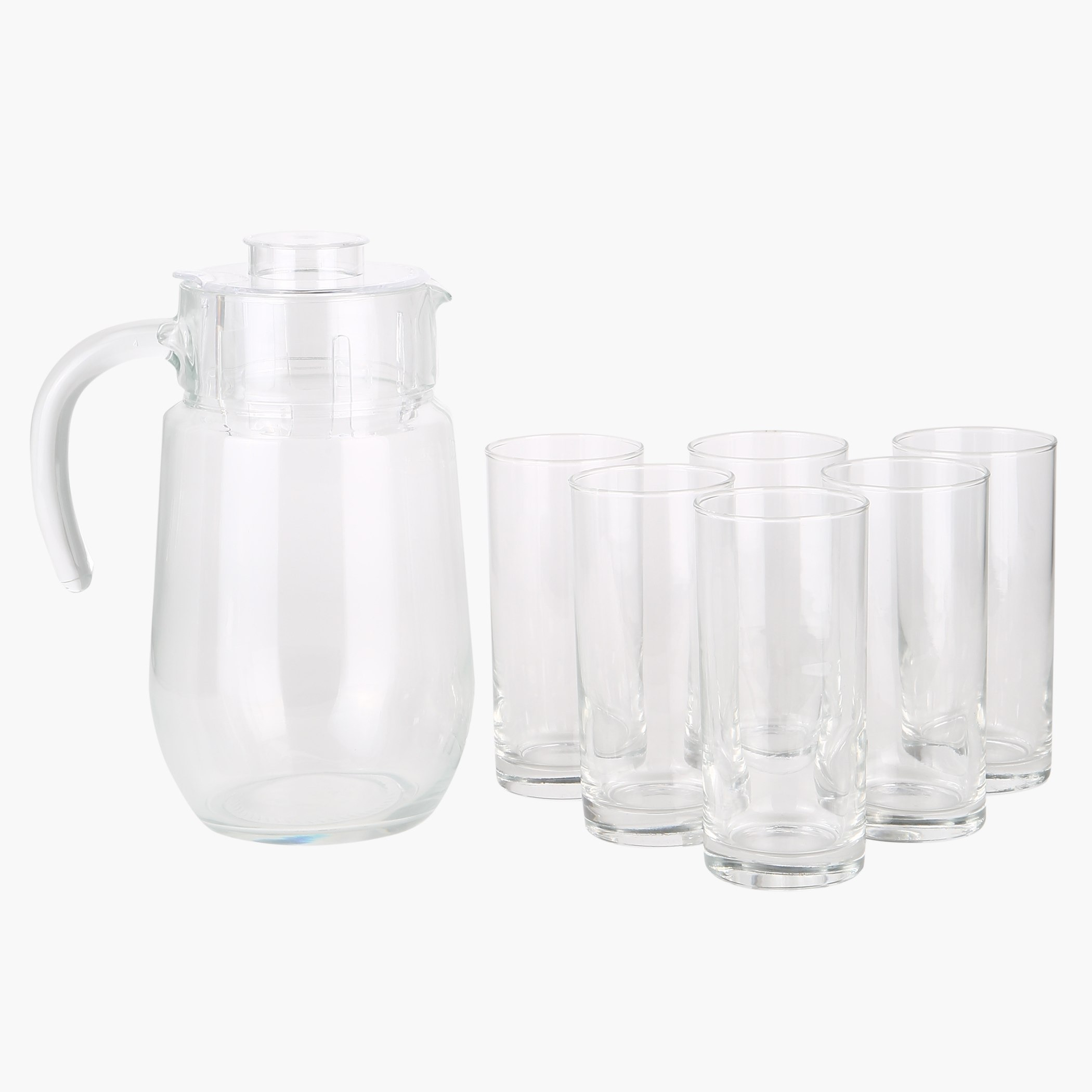 Arc Clear 7-Piece Drinkware Set-hbxhomeware-hbxkitchen-image-1
