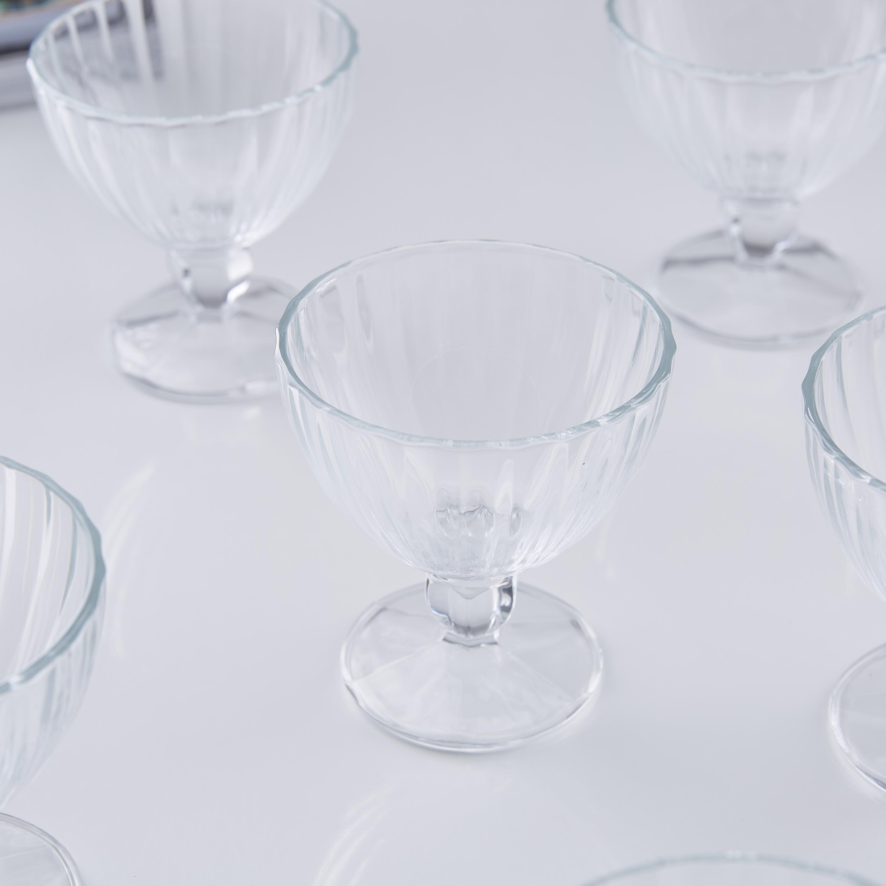 طقم كؤوس للآيس كريم من 6 قطع من بيرل كوادرو - 300 مل-hbxhomeware-hbxkitchen-image-2