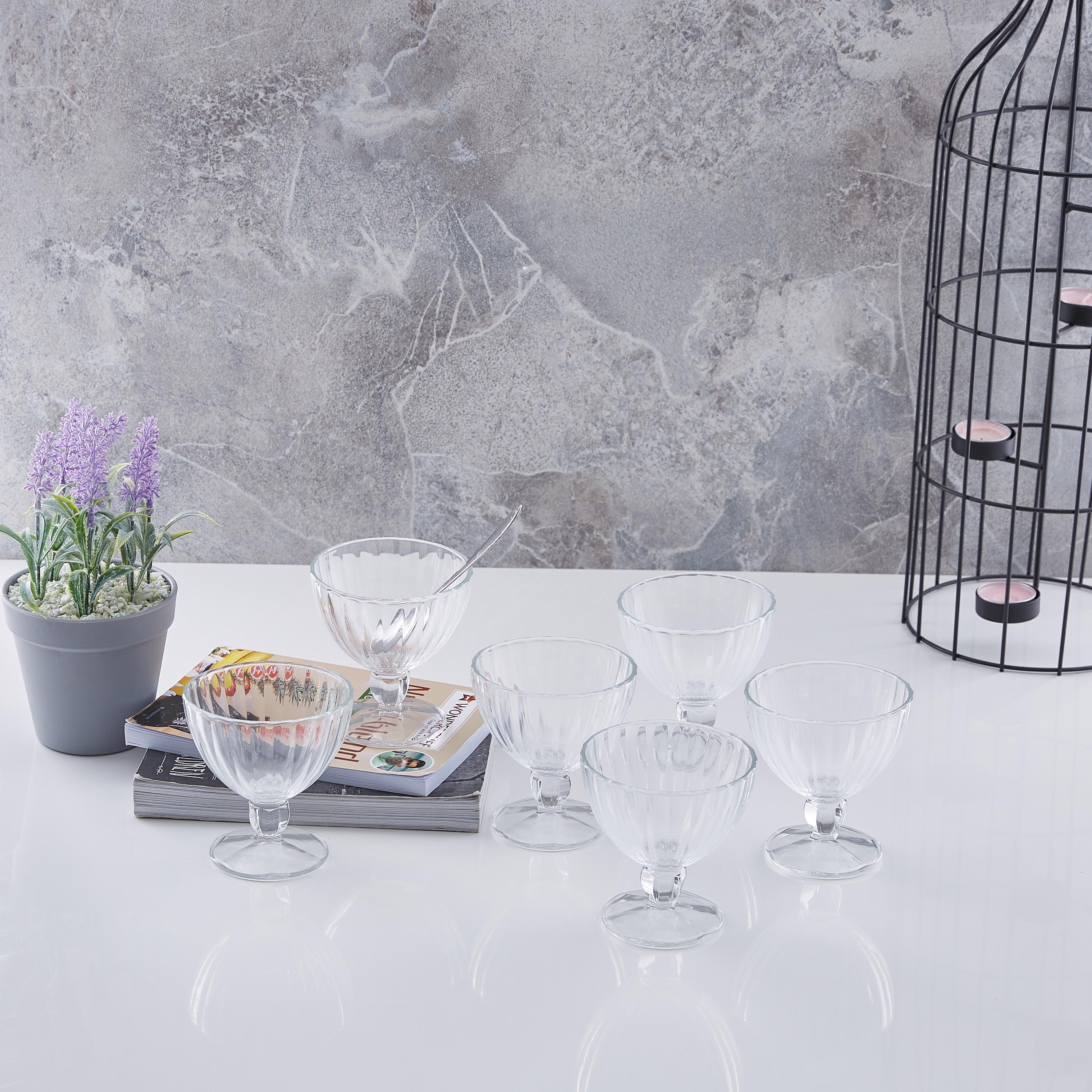 طقم كؤوس للآيس كريم من 6 قطع من بيرل كوادرو - 300 مل-hbxhomeware-hbxkitchen-image-4