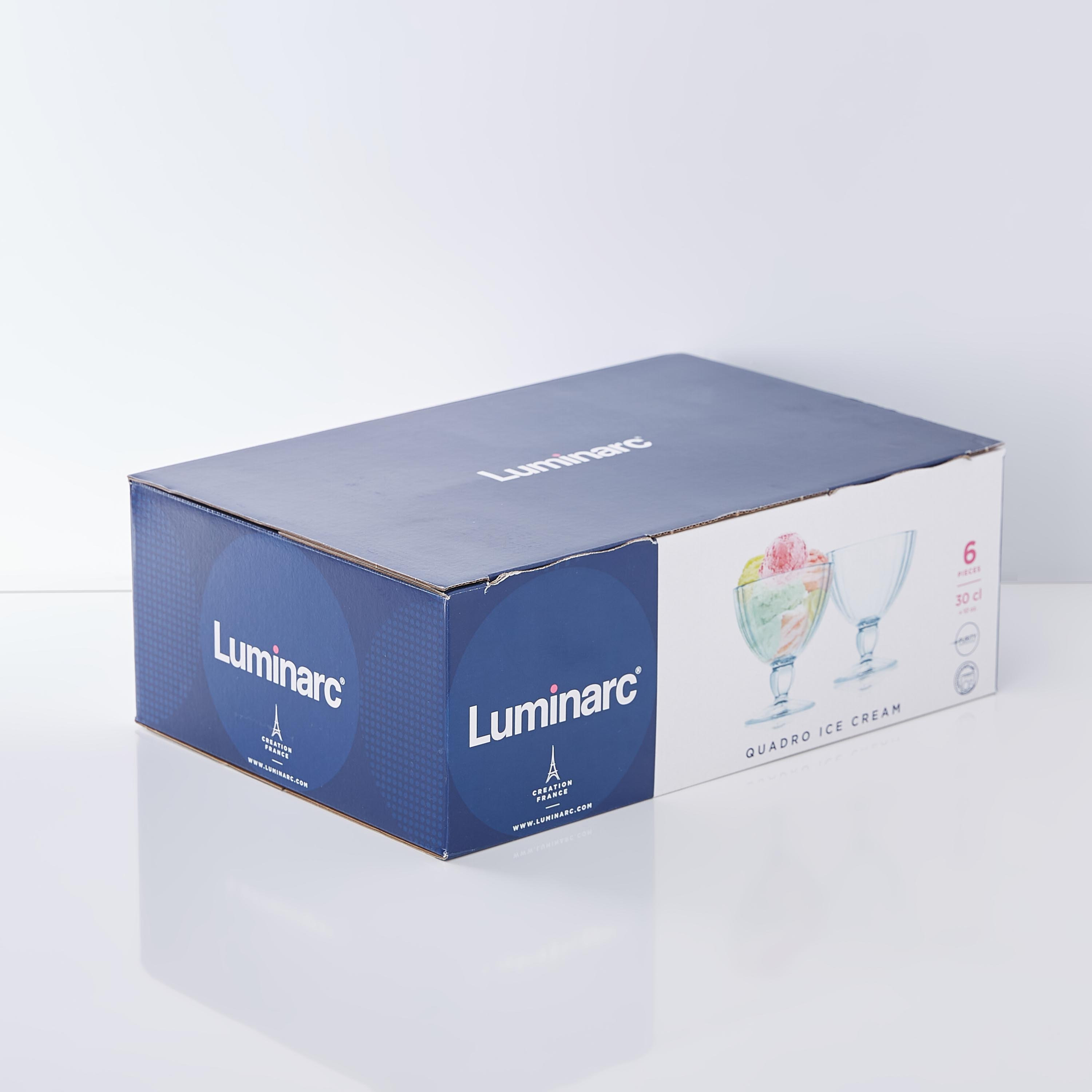 طقم كؤوس للآيس كريم من 6 قطع من بيرل كوادرو - 300 مل-hbxhomeware-hbxkitchen-image-5