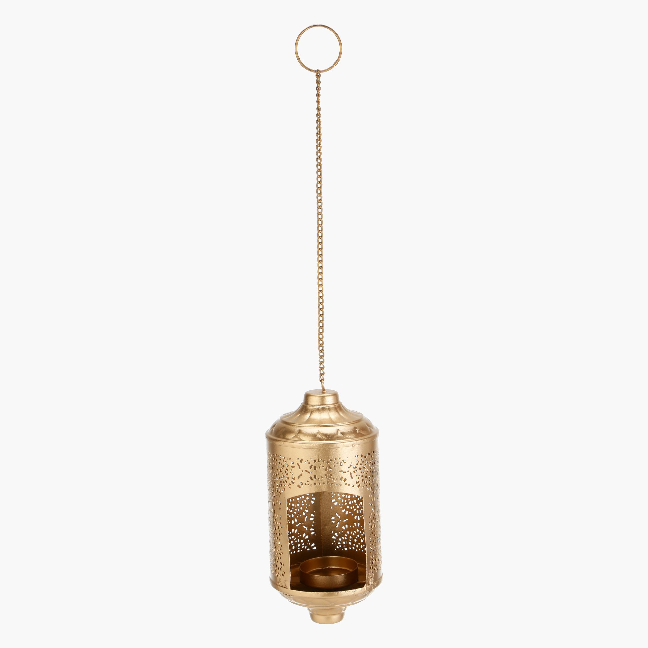 حامل شموع صغيرة بتصميم مُفرّغ - 22×10.50×10.50 سم-hbxlivingroom-decorandaccessories-candleholders-image-1