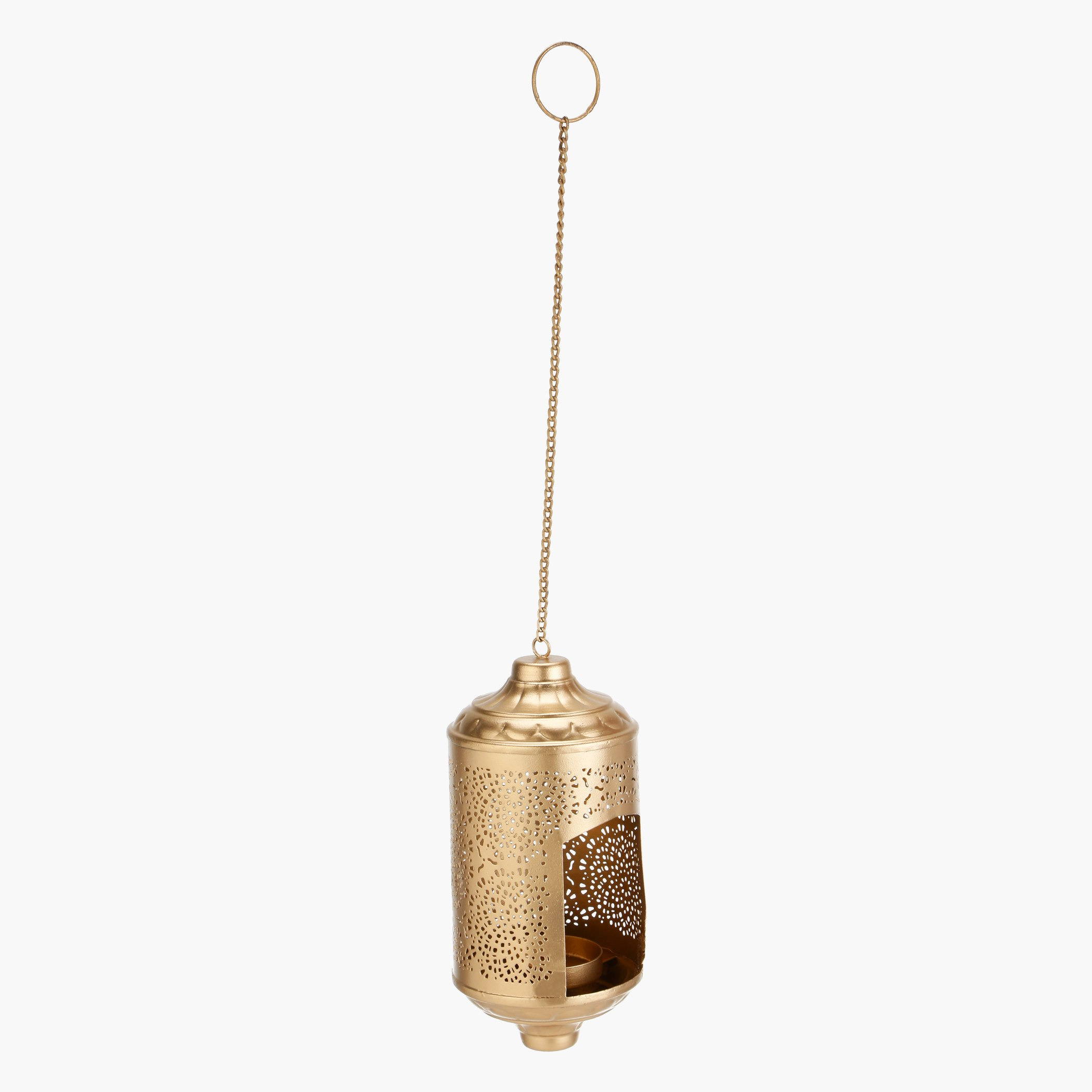 حامل شموع صغيرة بتصميم مُفرّغ - 22×10.50×10.50 سم-hbxlivingroom-decorandaccessories-candleholders-image-2