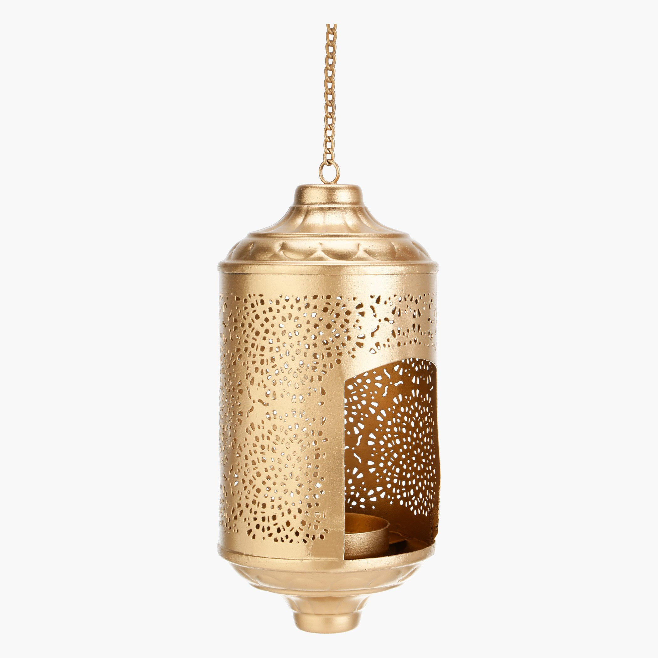 حامل شموع صغيرة بتصميم مُفرّغ - 22×10.50×10.50 سم-hbxlivingroom-decorandaccessories-candleholders-image-3