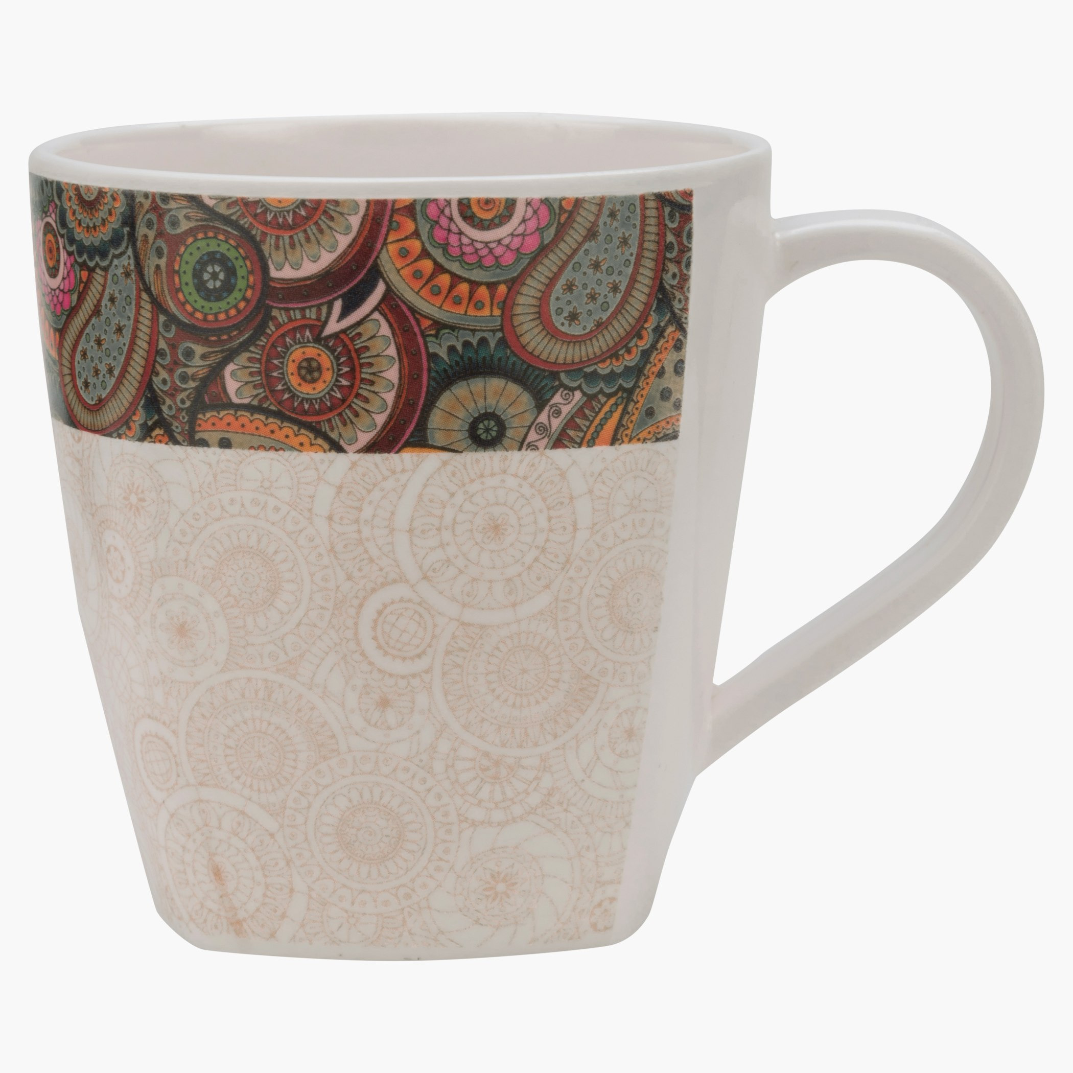 قدح بطباعة بيزلي ترايبال-hbxdecorandfurnishings-tabletop-crockery-image-1