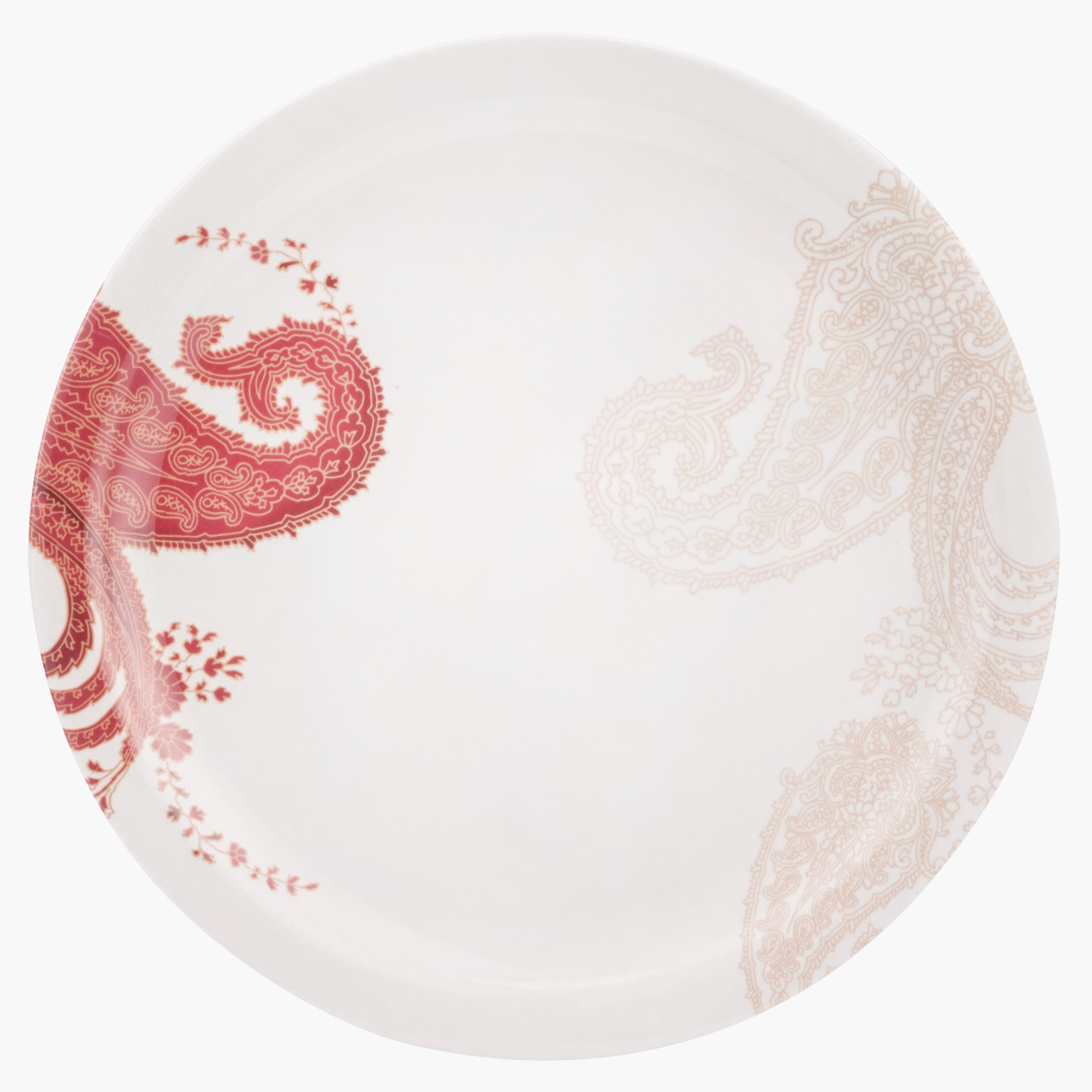 Exotic Paisley Round Dinner Plate-hbxdecorandfurnishings-tabletop-crockery-image-2