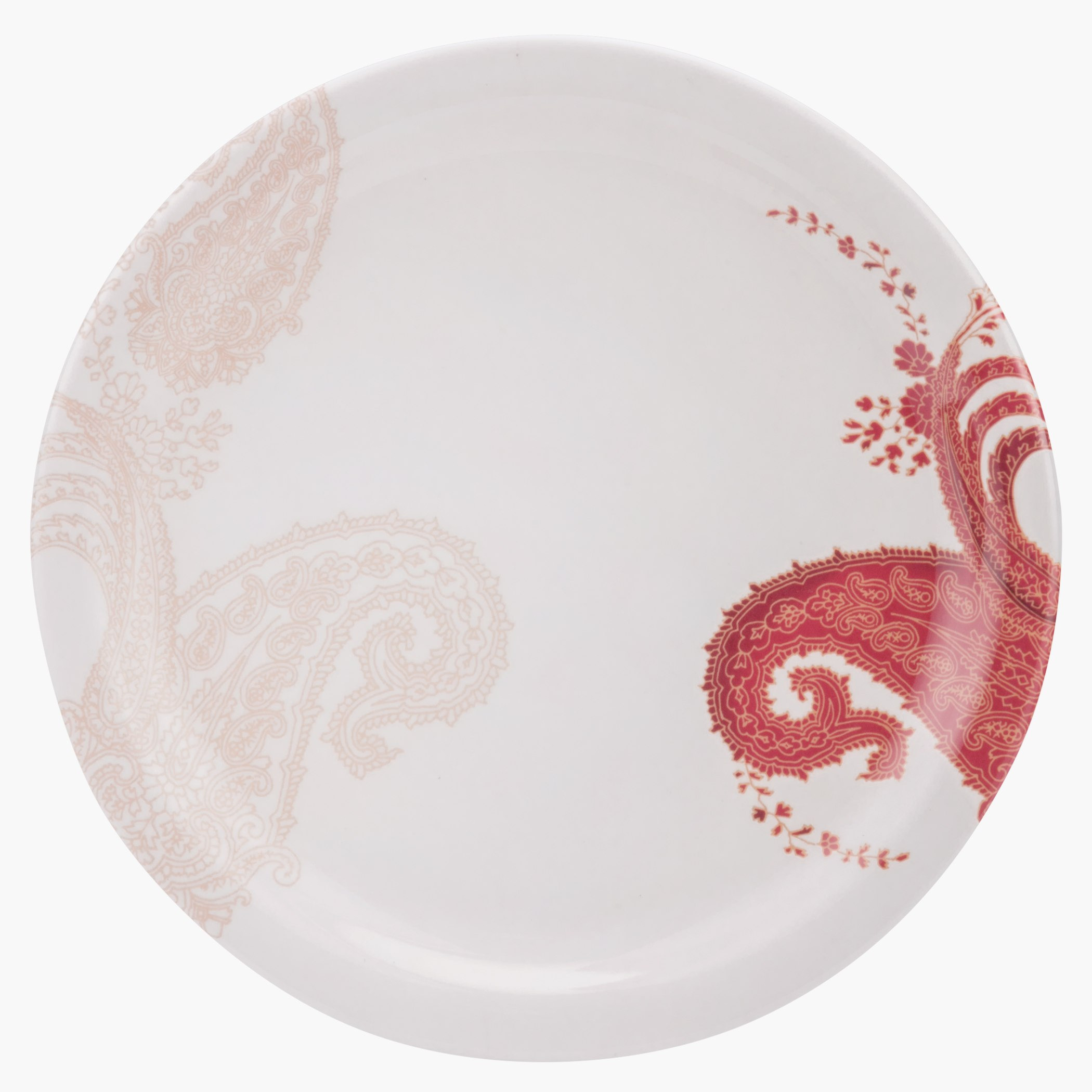 طبق جانبي مستدير بطباعة بيزلي إكسوتيك-hbxdecorandfurnishings-tabletop-crockery-image-2