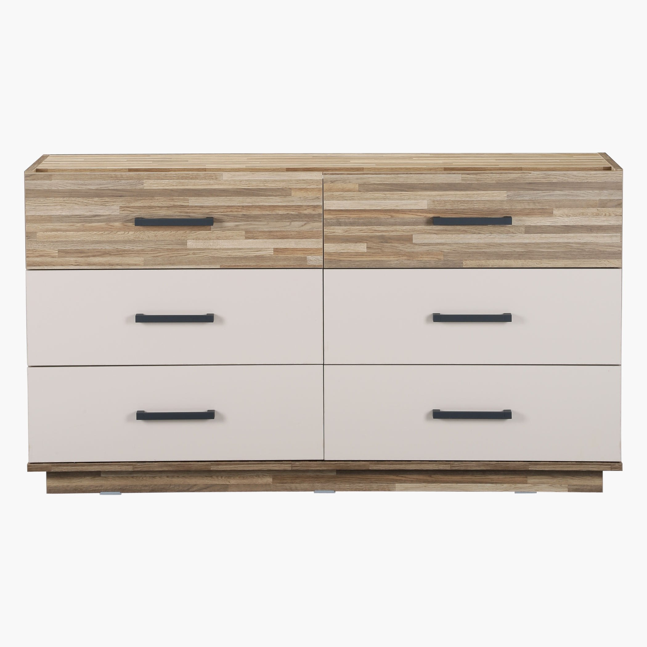 طاولة تزيين كبيرة 6 أدراج دون مرآة من باركاي-hbxfurniture-bedroom-dressersandmirrors-image-3
