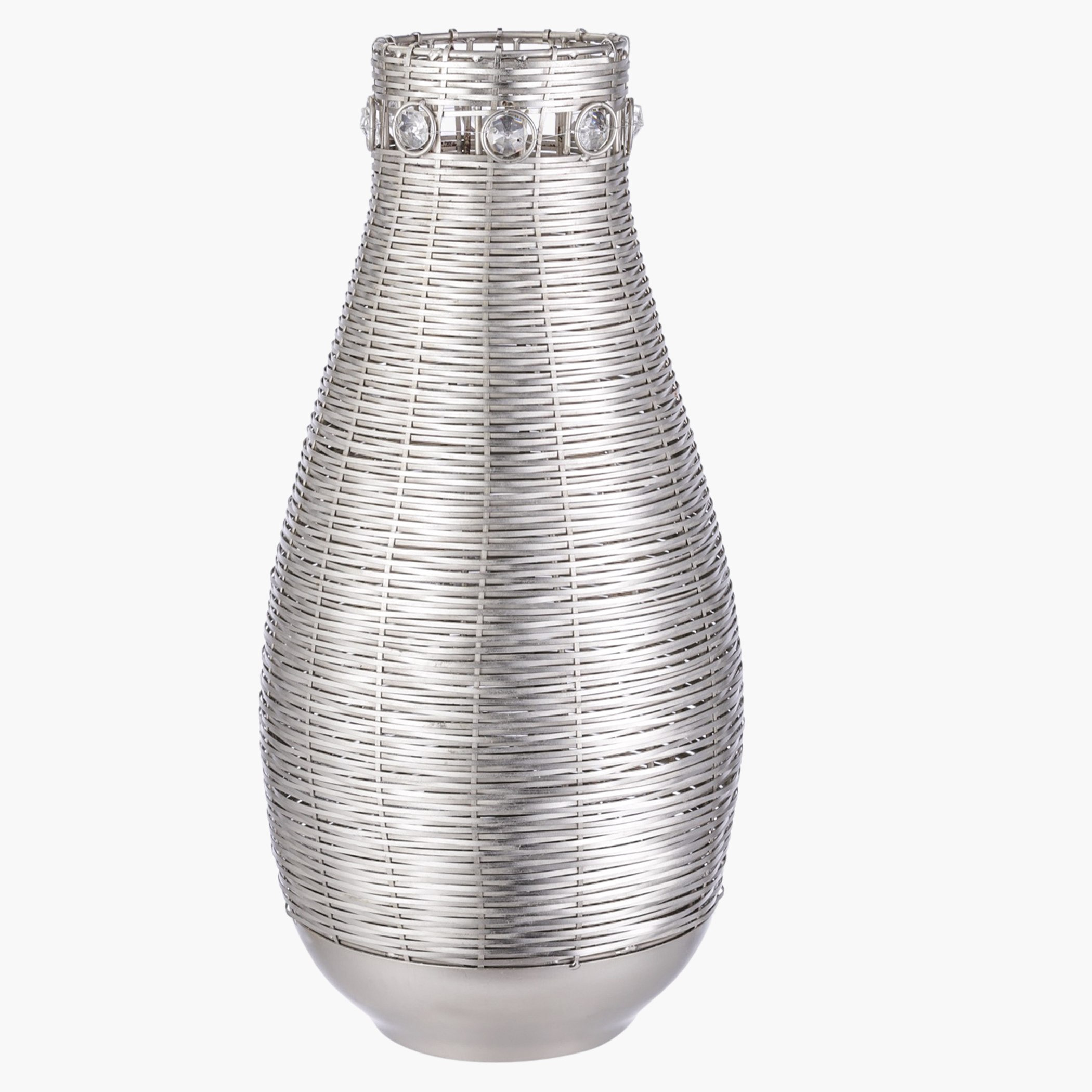 مزهرية مرصّعة هيو - كبيرة-hbxbedroom-decorandaccessories-vases-image-1
