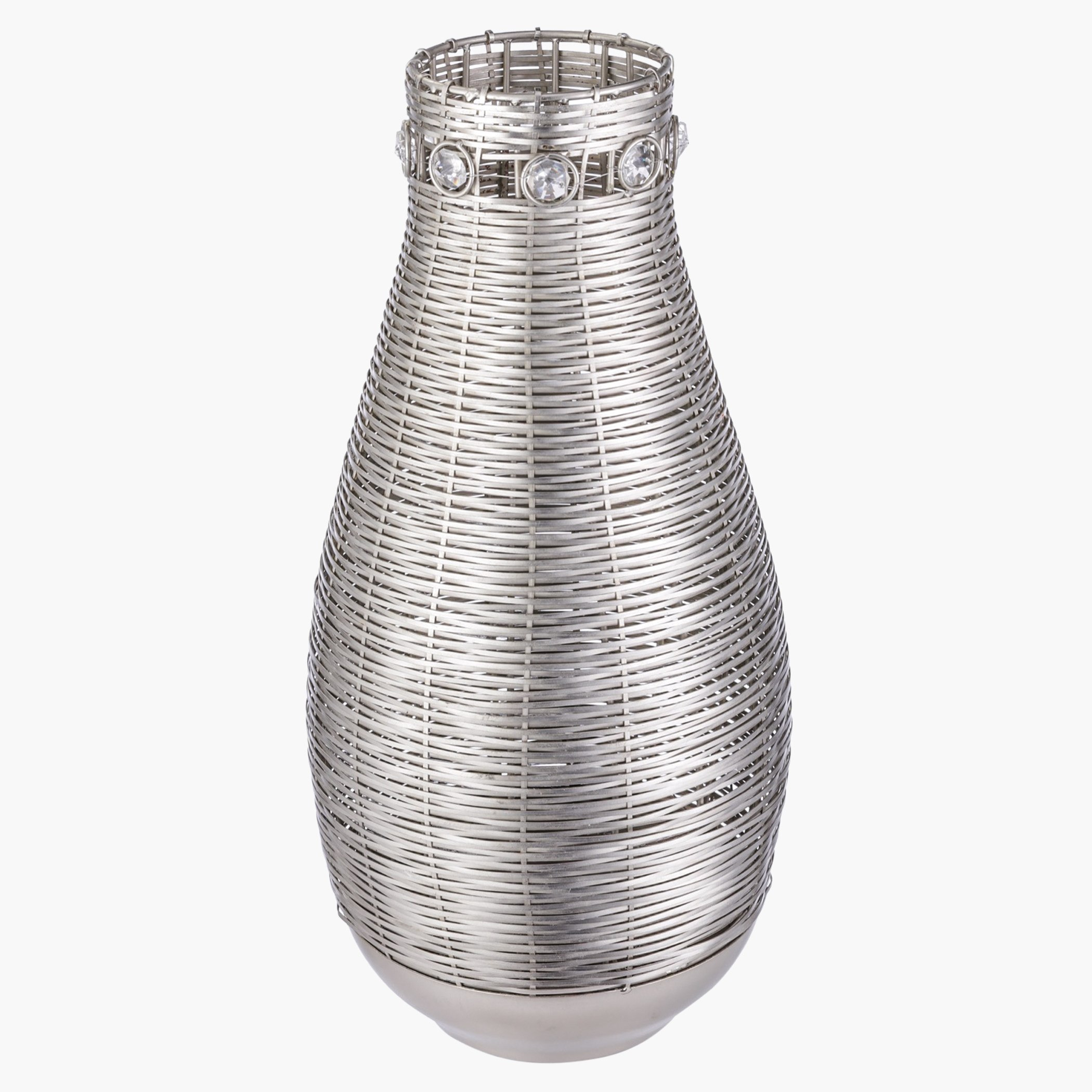 مزهرية مرصّعة هيو - كبيرة-hbxbedroom-decorandaccessories-vases-image-2