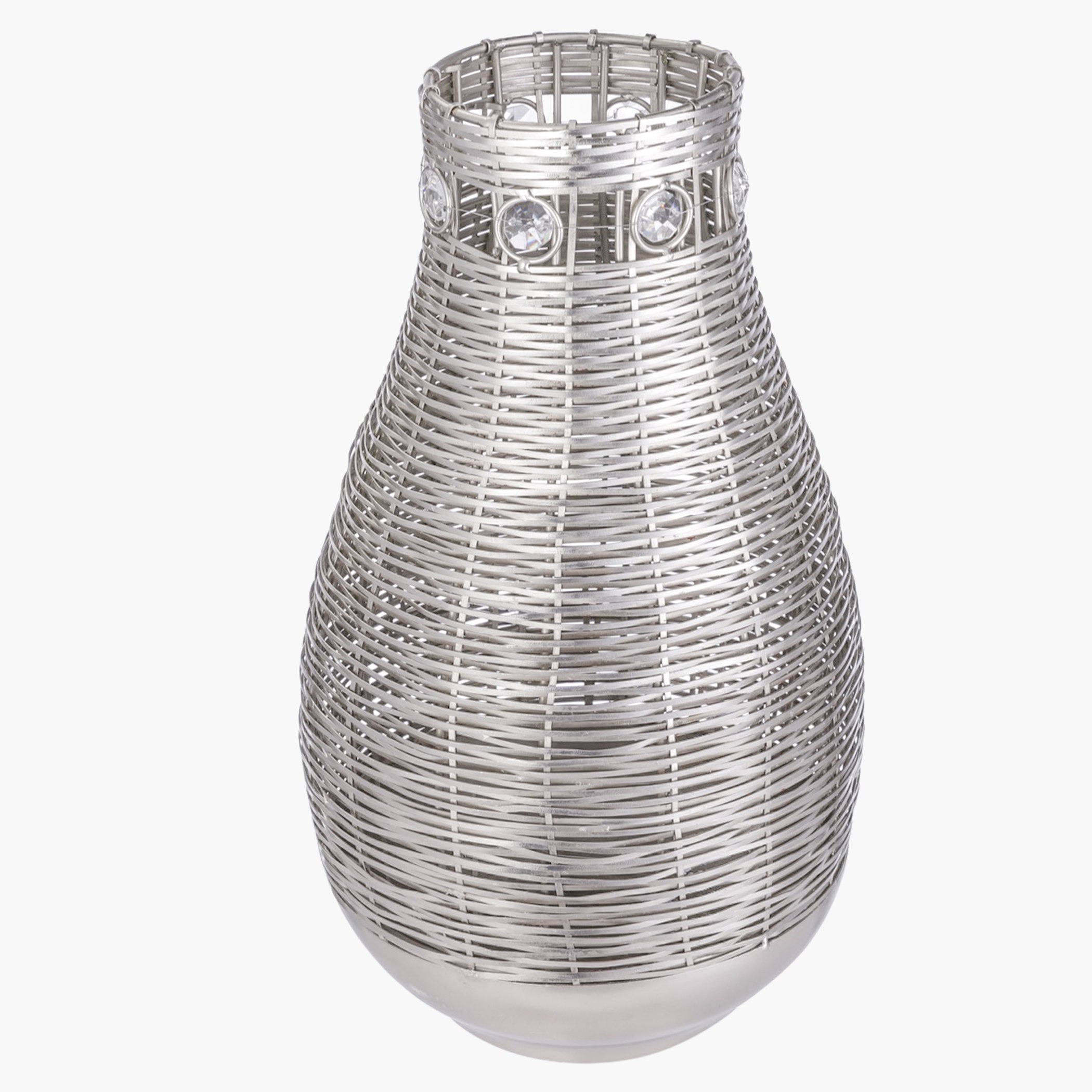 Hue Studded Wire Vase - Small-hbxbedroom-decorandaccessories-vases-image-2
