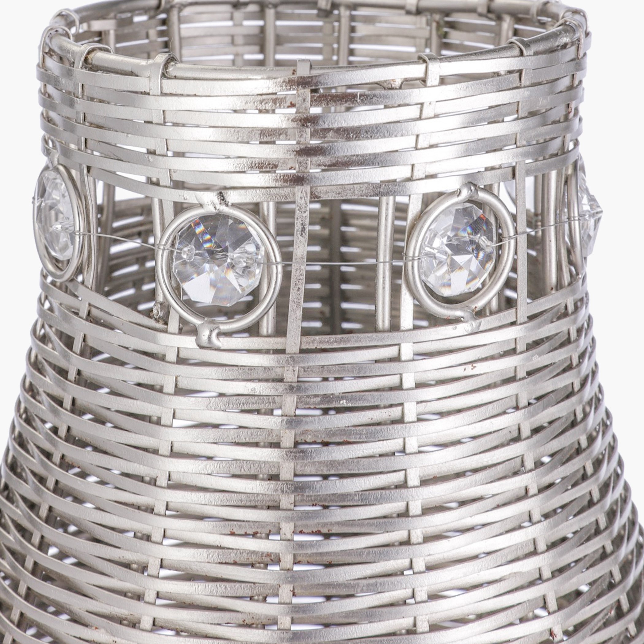 Hue Studded Wire Vase - Small-hbxbedroom-decorandaccessories-vases-image-3