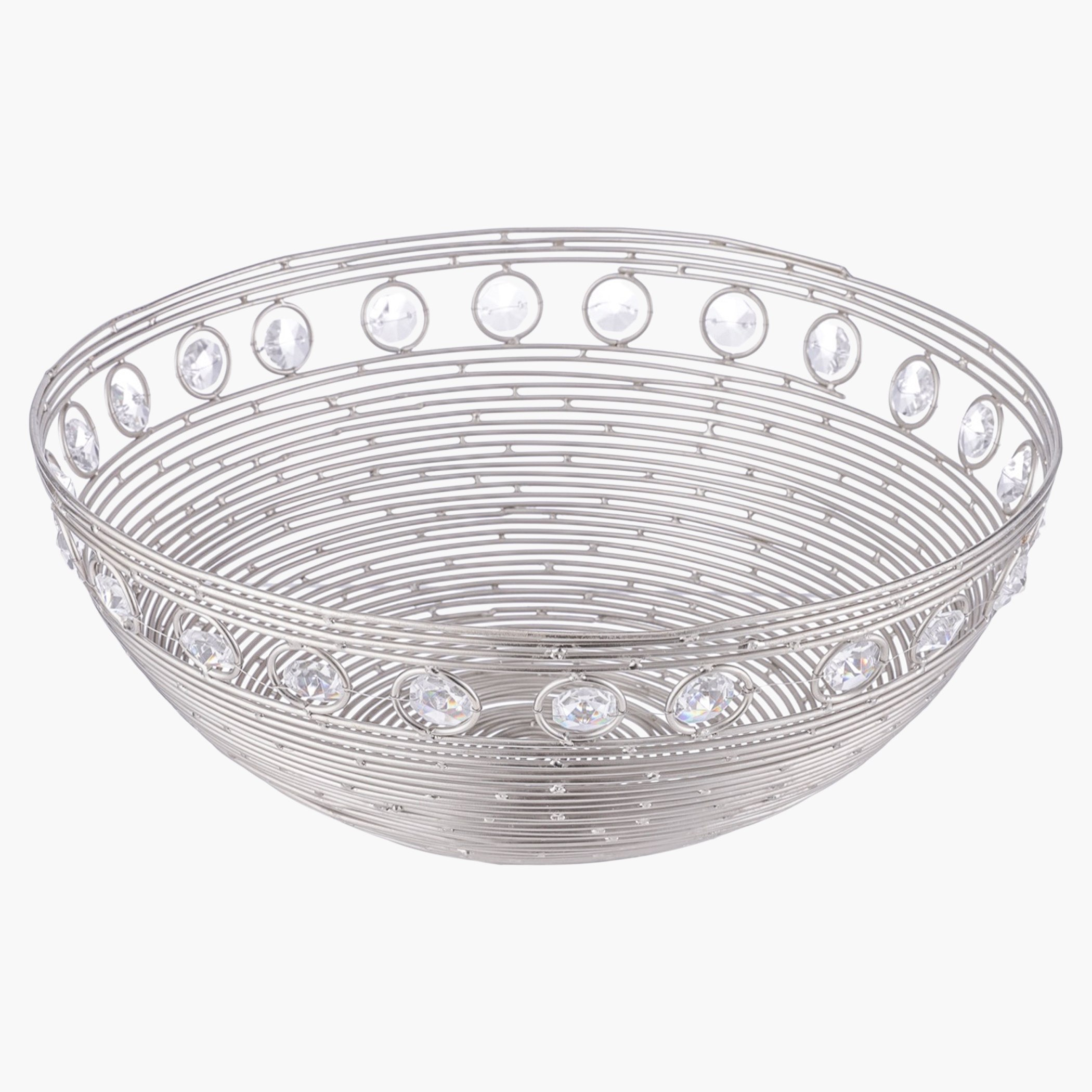 Hue Studded Wire Decorative Bowl - Large-hbxhomeware-homedecor-figurinesandornaments-image-2
