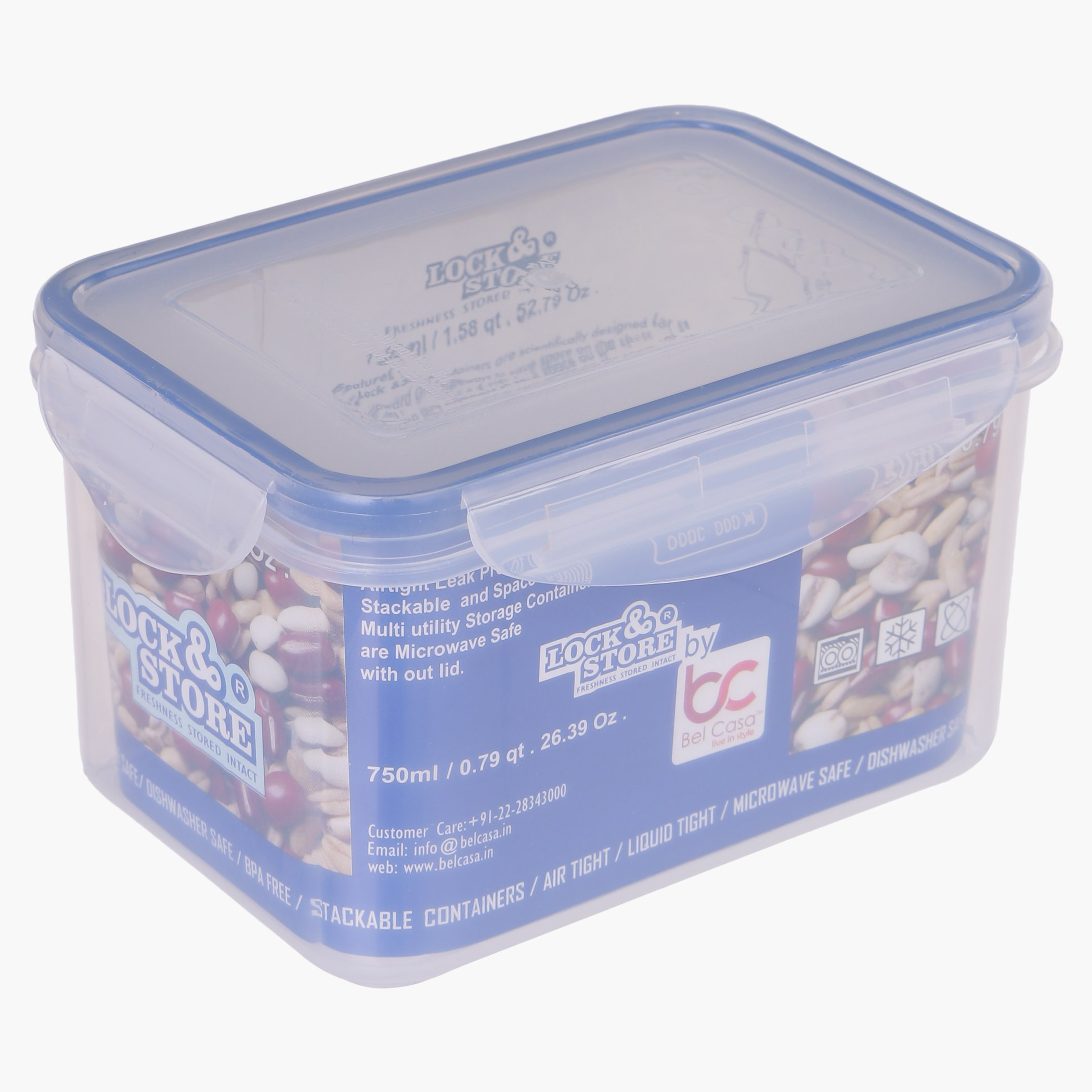 Spectra 4-Piece Lock and Store Rectangular Container Set-hbxhomeware-hbxkitchen-image-5