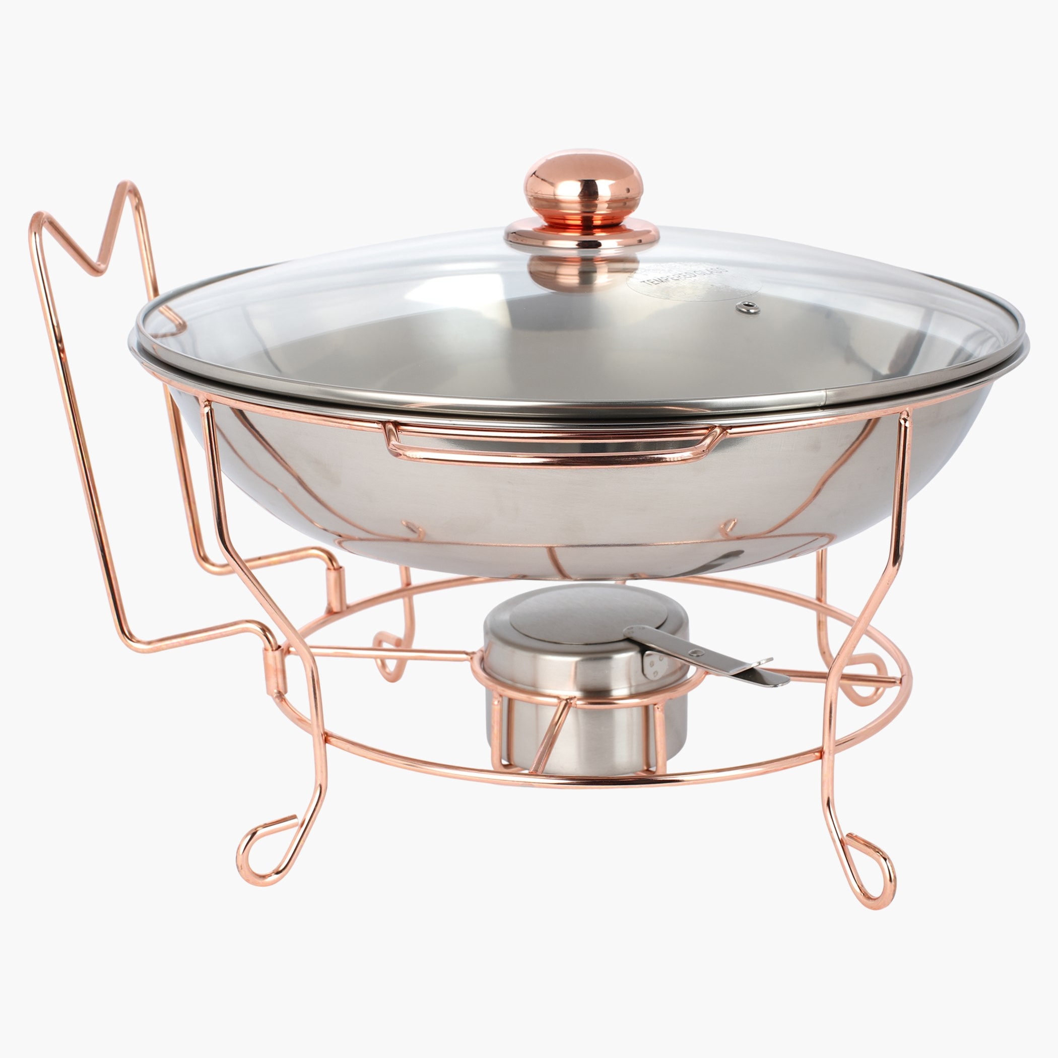 Wellshine Double Bowl Chafing Dish with Lid - 8000 ml-hbxdecorandfurnishings-tabletop-serveware-image-1