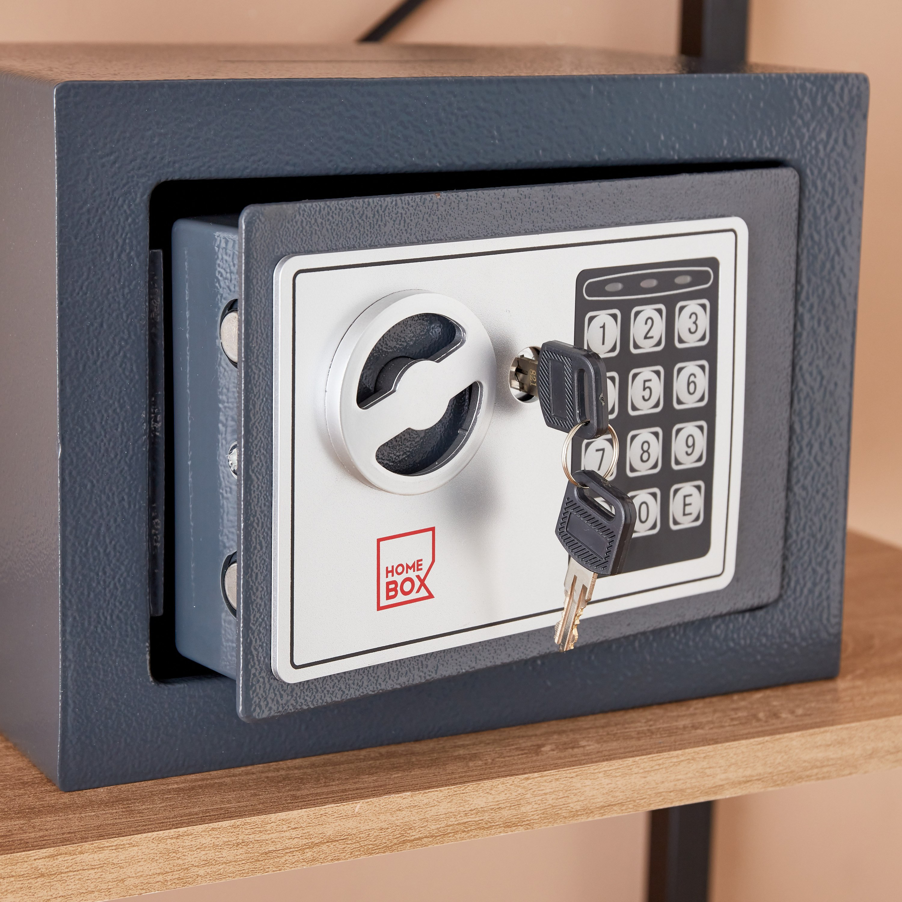 Digital Home Safe with Money Slot - Small-hbxfurniture-bedroom-homesafes-image-5
