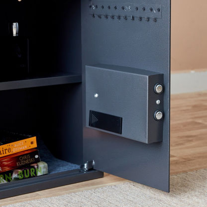 Digital Home Safe with Fingerprint Reader and Shelf - Large