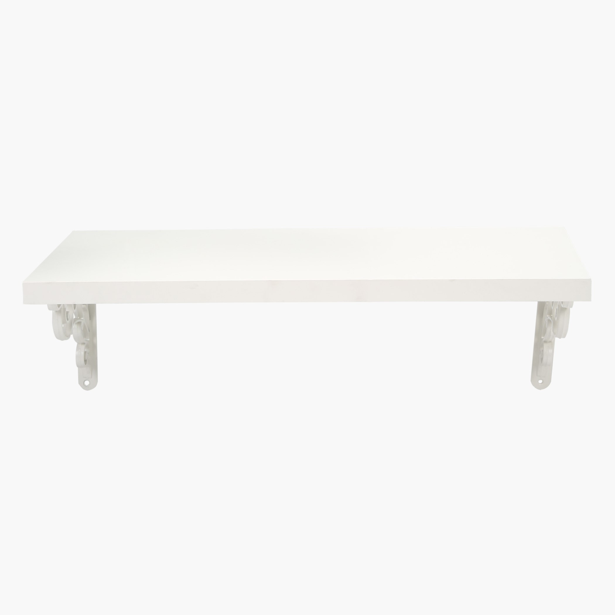 Umbrie Rectangular Wall Shelf with Decorative Brackets-hbxfurniture-mediaunitsandstorage-wallshelves-image-1