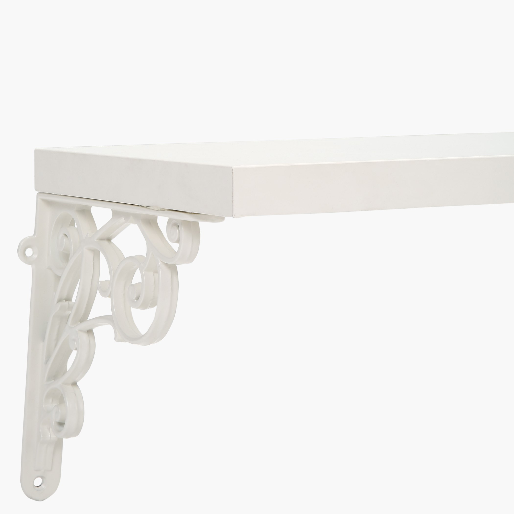 Umbrie Rectangular Wall Shelf with Decorative Brackets-hbxfurniture-mediaunitsandstorage-wallshelves-image-3