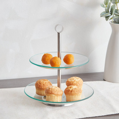 Coral 2-Tier Cake Stand