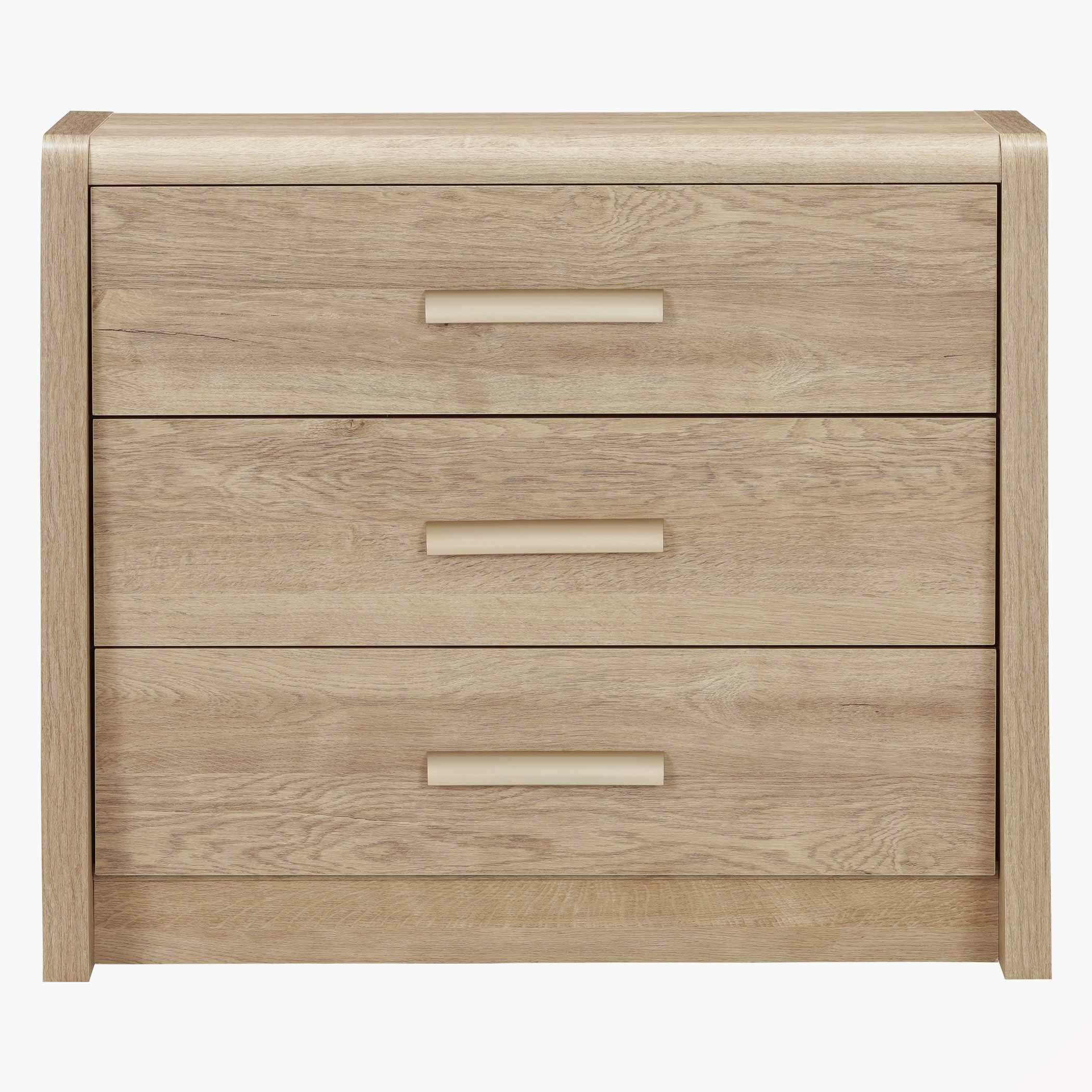 طاولة تزيين صغيرة 3 أدراج دون مرآة من كيرفي-hbxfurniture-kidsroom-kidsdressersandmirrors-image-2