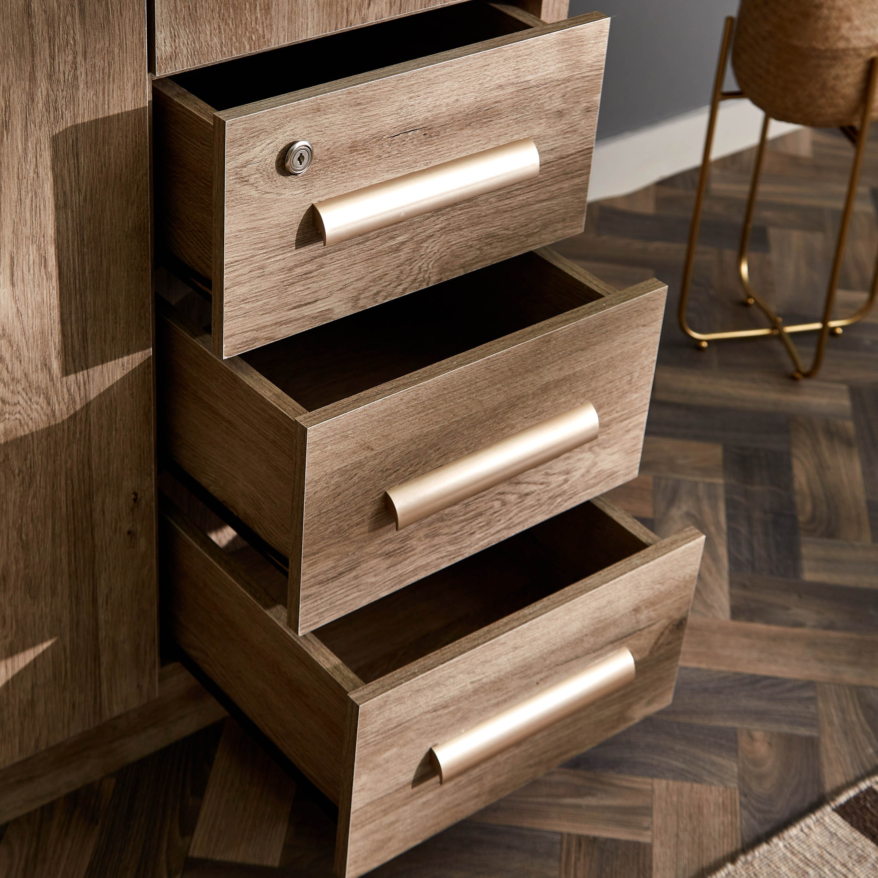 خزانة ملابس بـ3 أبواب مع مرآة من كيرفي-hbxfurniture-wardrobes-image-7