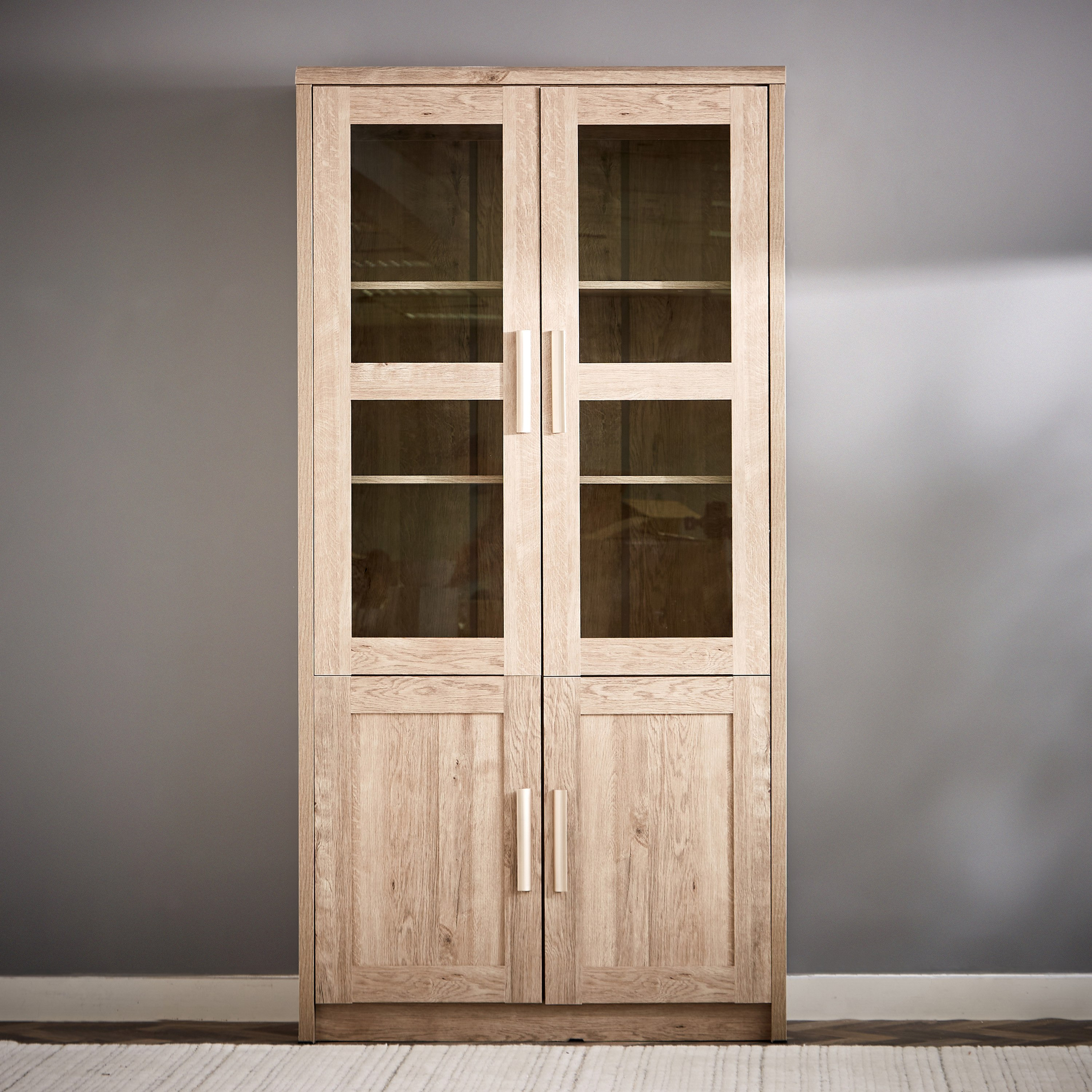 خزانة كتب 4 أبواب من كيرفي-hbxfurniture-office-bookcases-image-2