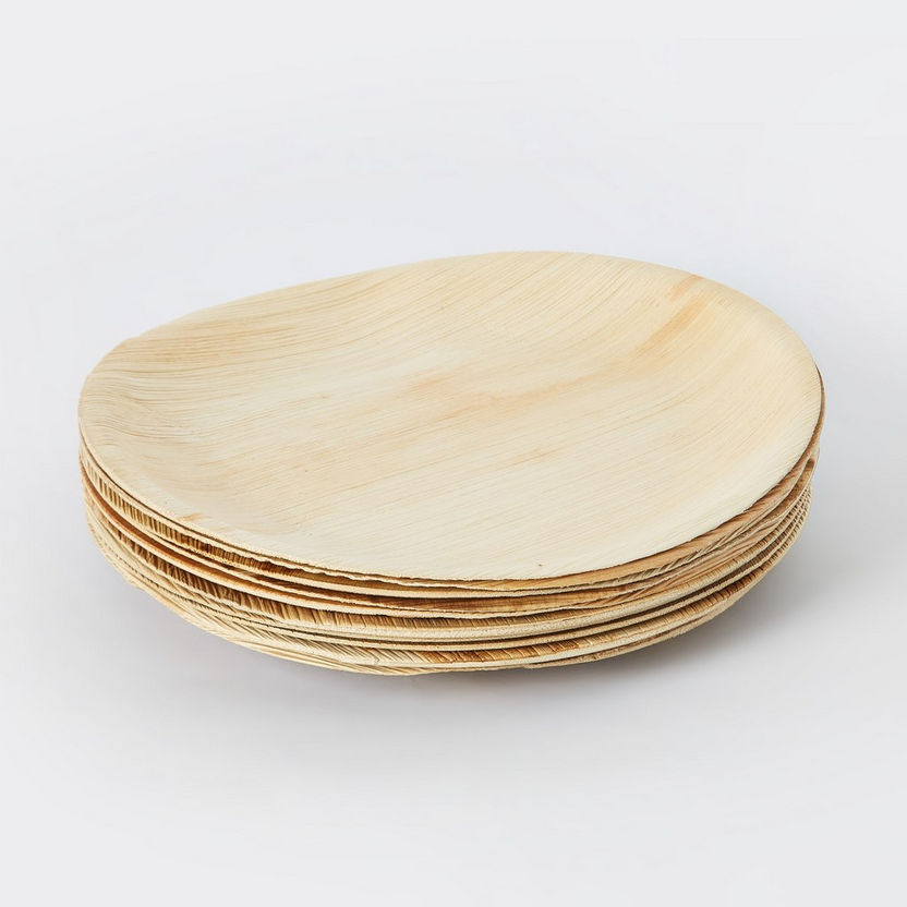 Palm Leaf 10-Piece Dinner Plate Set-Disposables-image-4