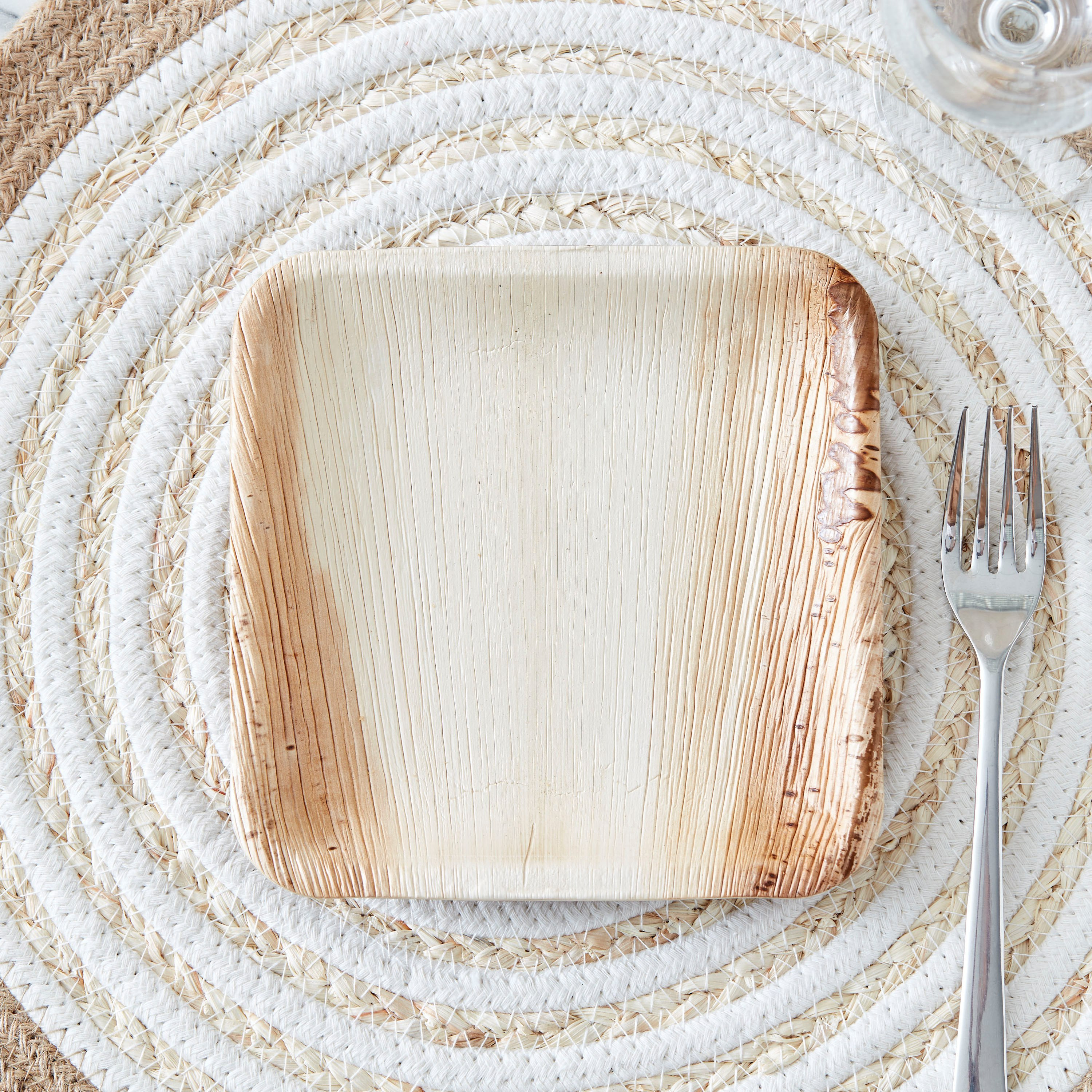 Palm Leaf Square 10-Piece Side Plate Set - 15x15 cm-hbxhomeware-hbxkitchen-image-2