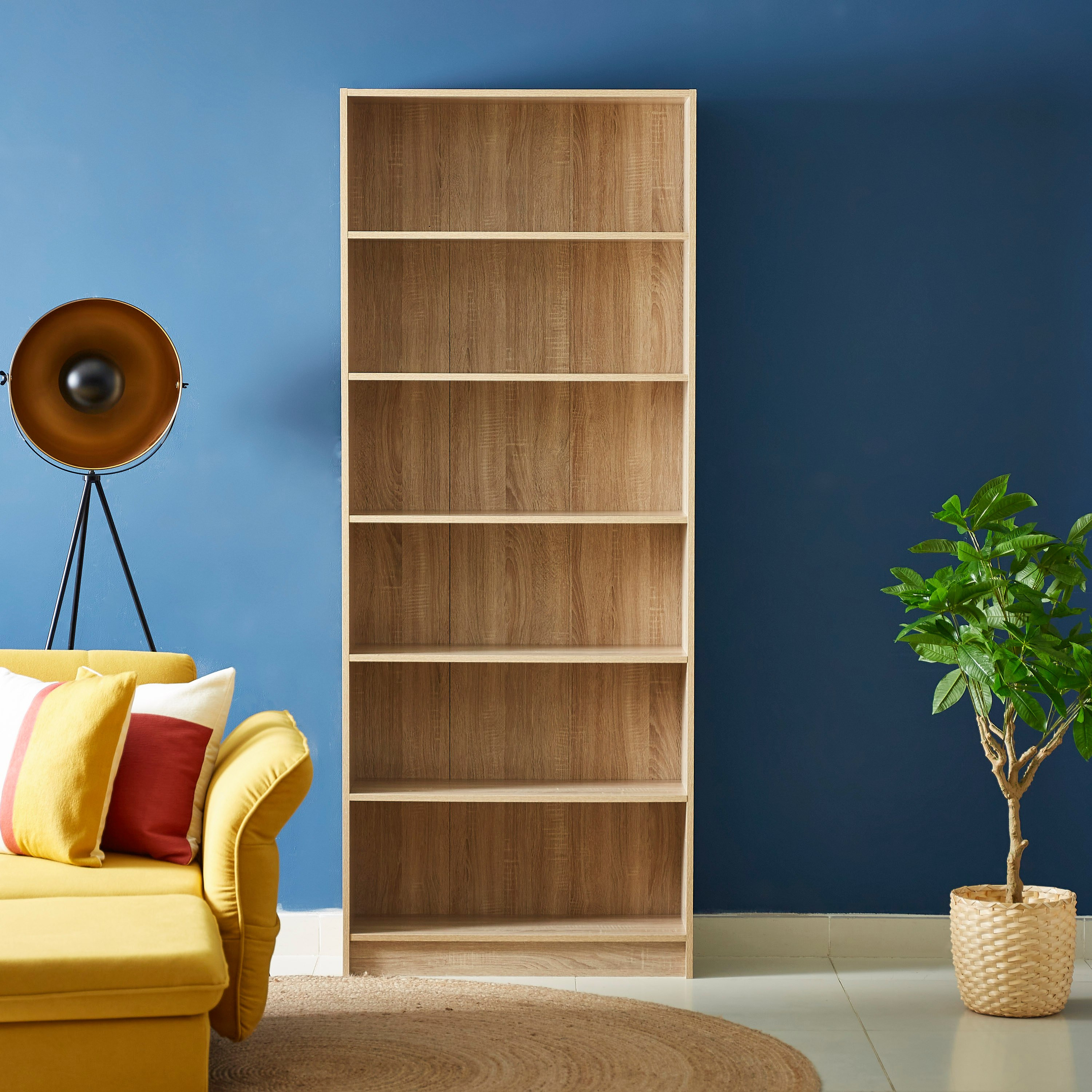 خزانة كتب 6 أرفف من أوسلو أفيان-hbxfurniture-office-bookcases-image-3