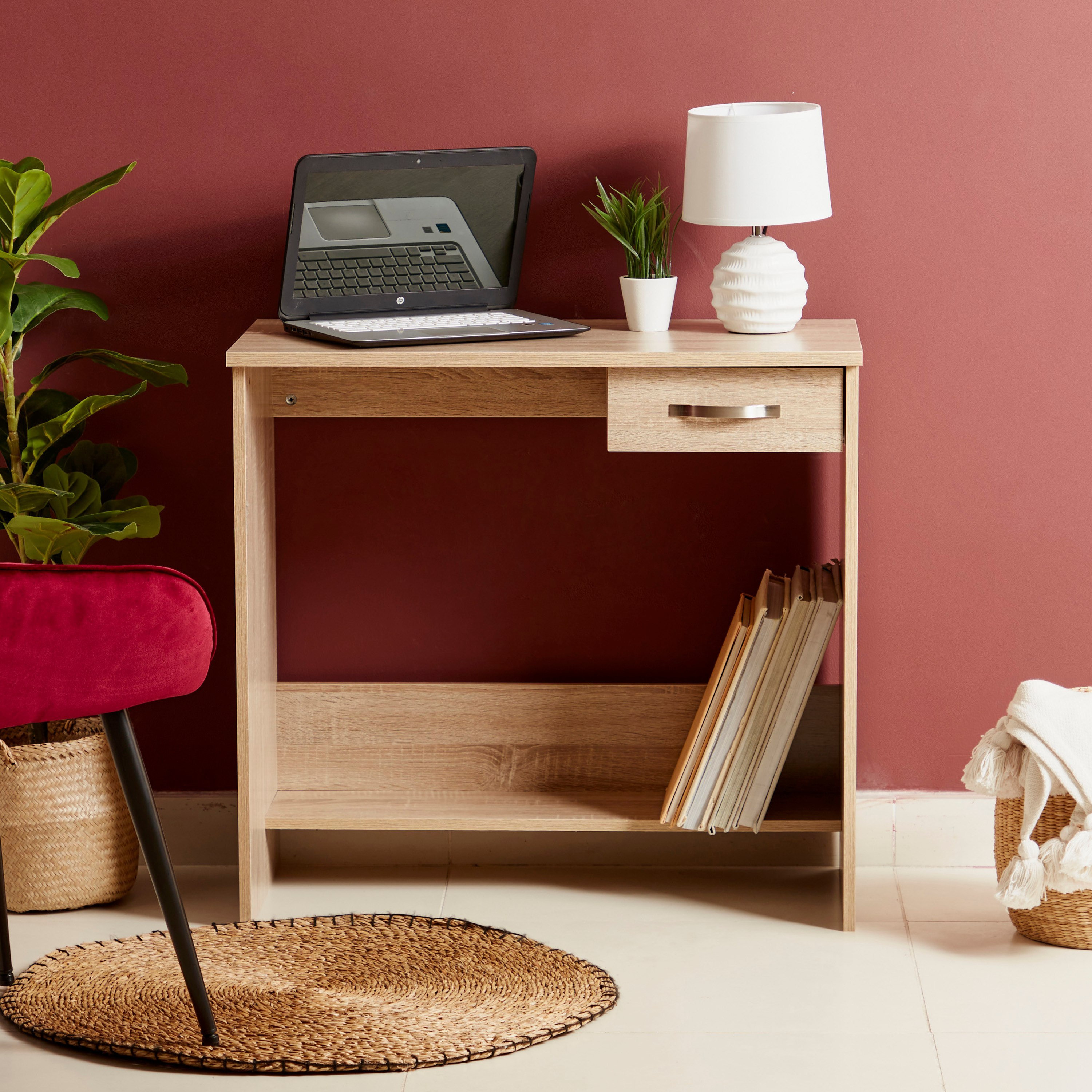 Jazz 1-Drawer Study Desk-hbxfurniture-office-desks-image-2