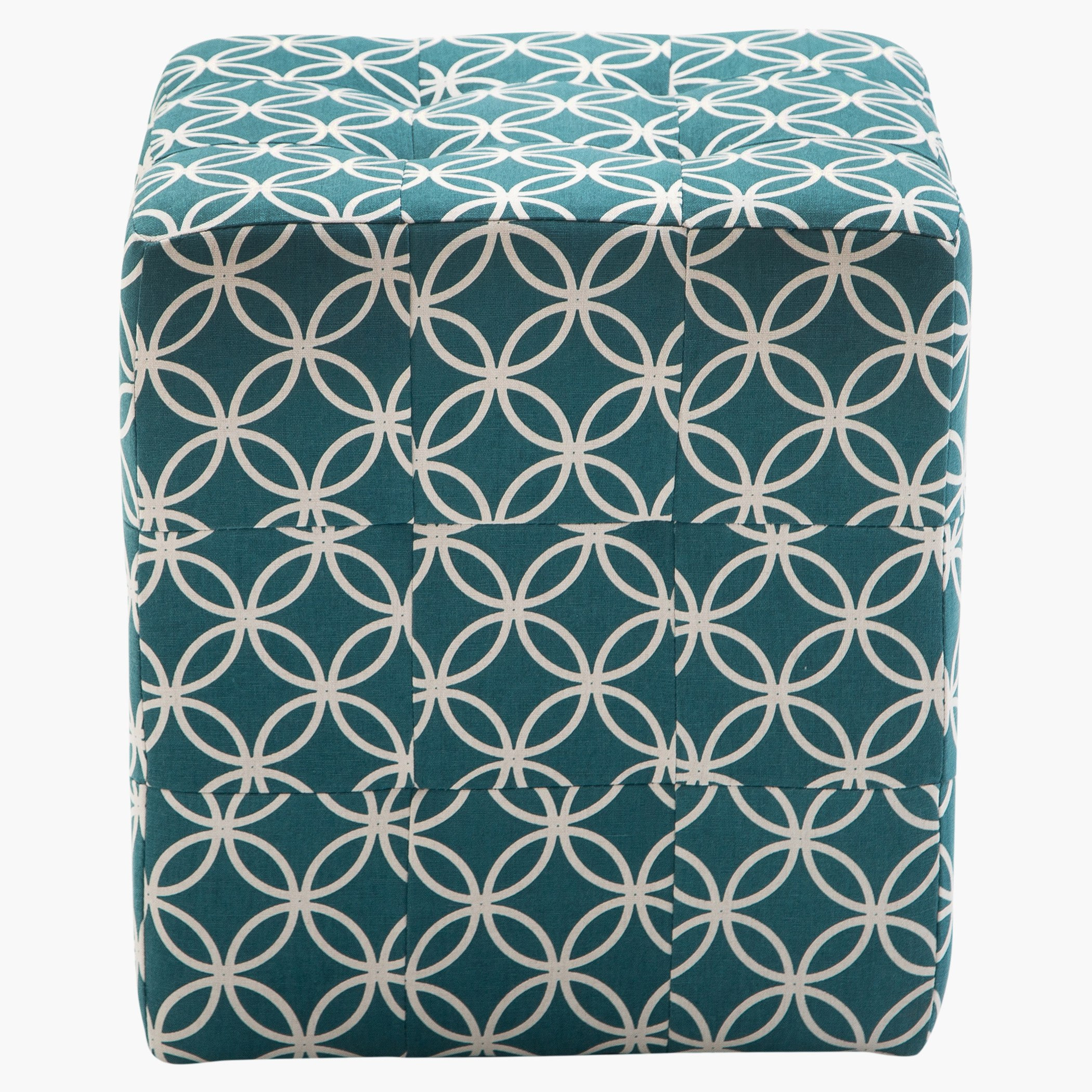 Agata Printed Ottoman Stool-hbxlivingroom-sofasandarmchairs-ottomansandfootstools-image-1