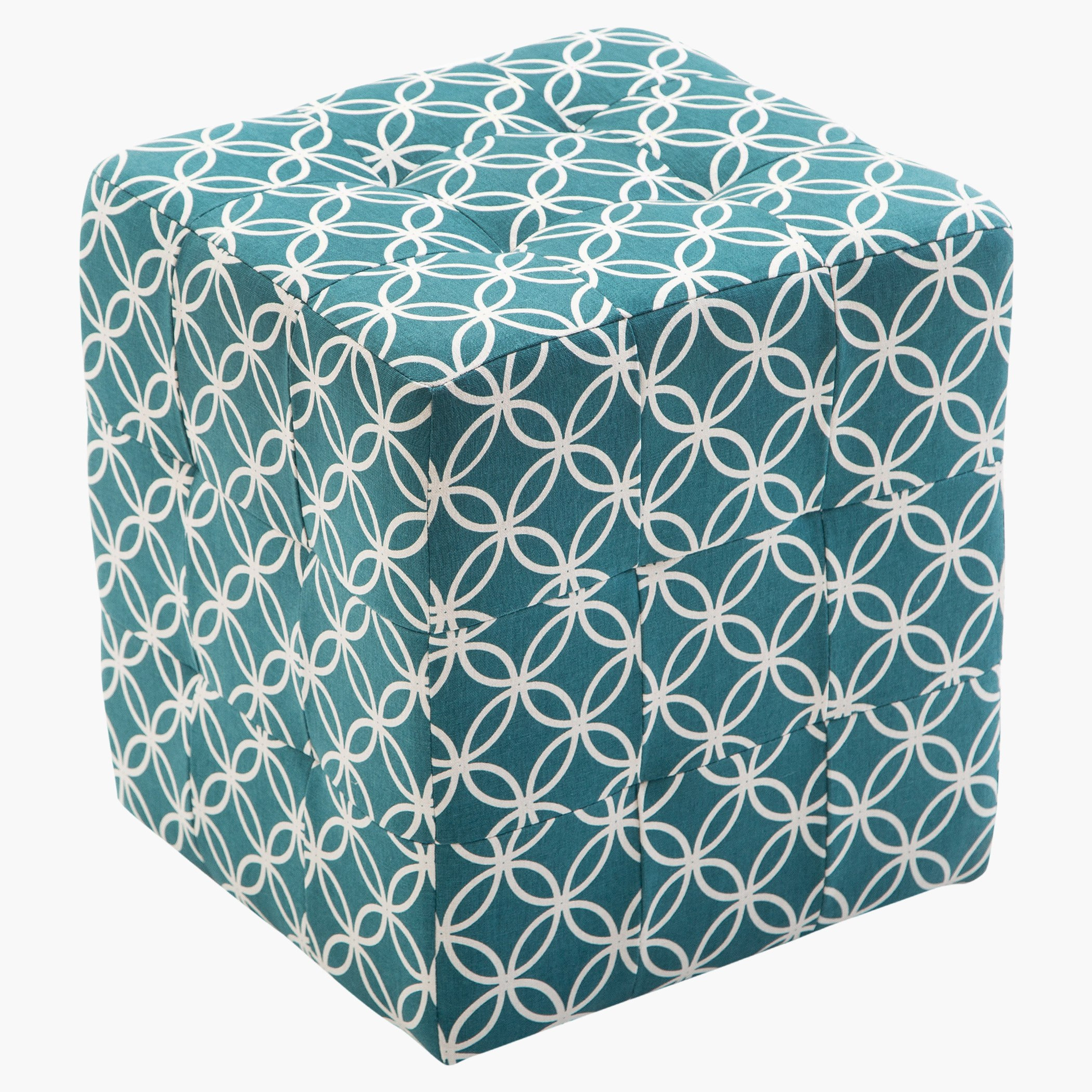 Agata Printed Ottoman Stool-hbxlivingroom-sofasandarmchairs-ottomansandfootstools-image-2