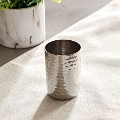 Hammered Stainless Steel Tumbler - 400 ml