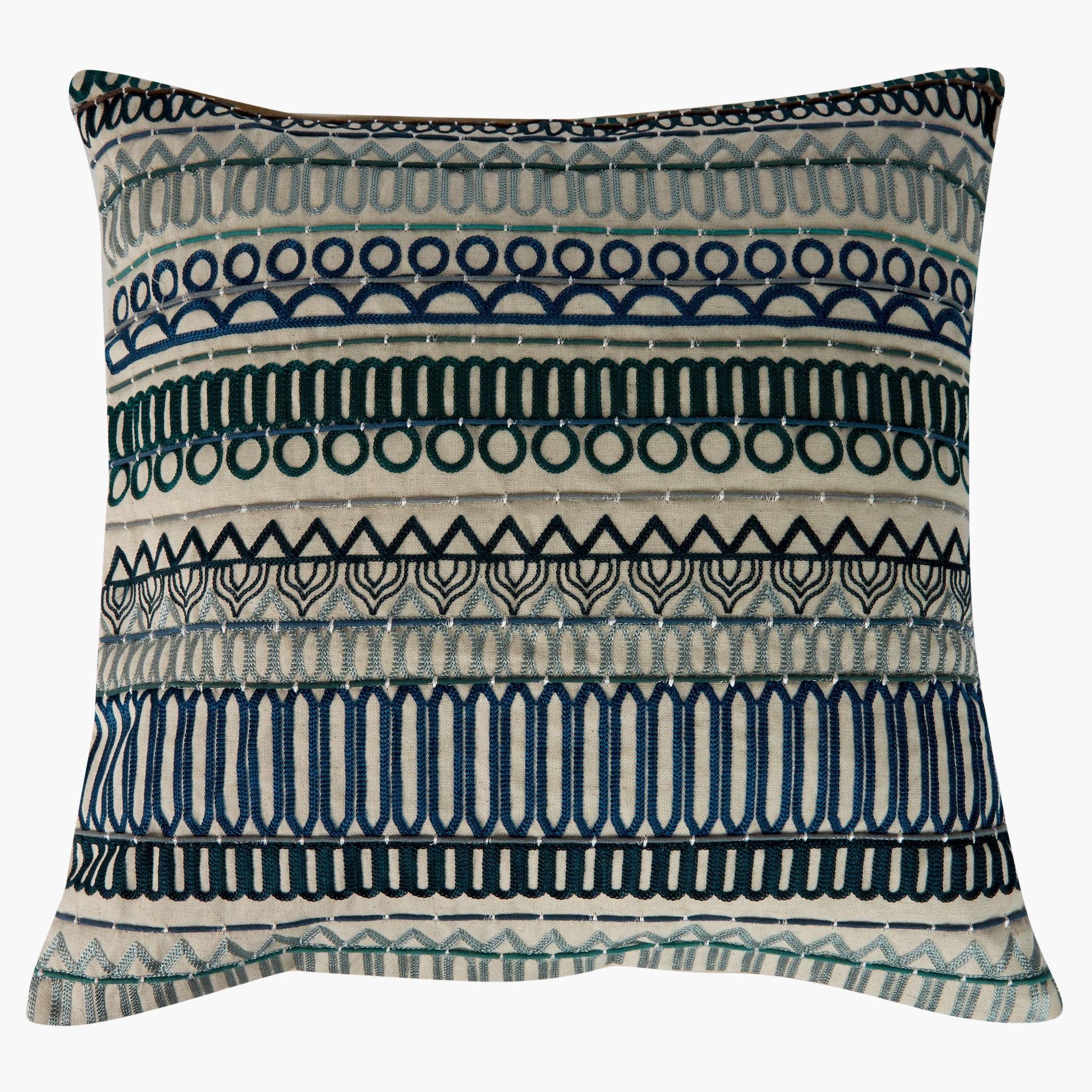 غطاء وسادة مطرّز ومقلّم - 45x45 سم-hbxhomeware-cushionsandcovers-cushioncovers-image-1