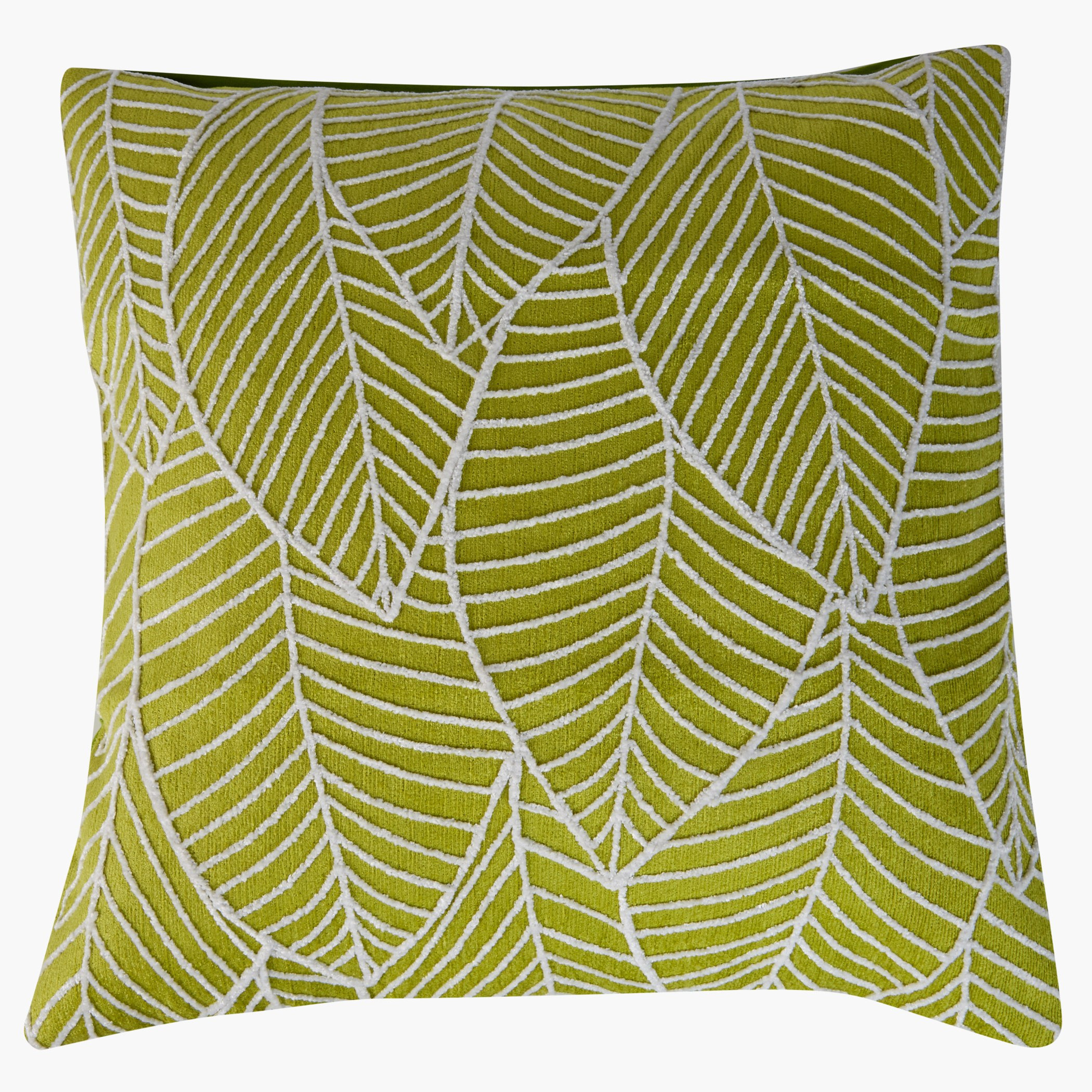 غطاء وسادة مزيّن بتطريز ورق الشجر - 45x45 سم-hbxhomeware-cushionsandcovers-cushioncovers-image-1