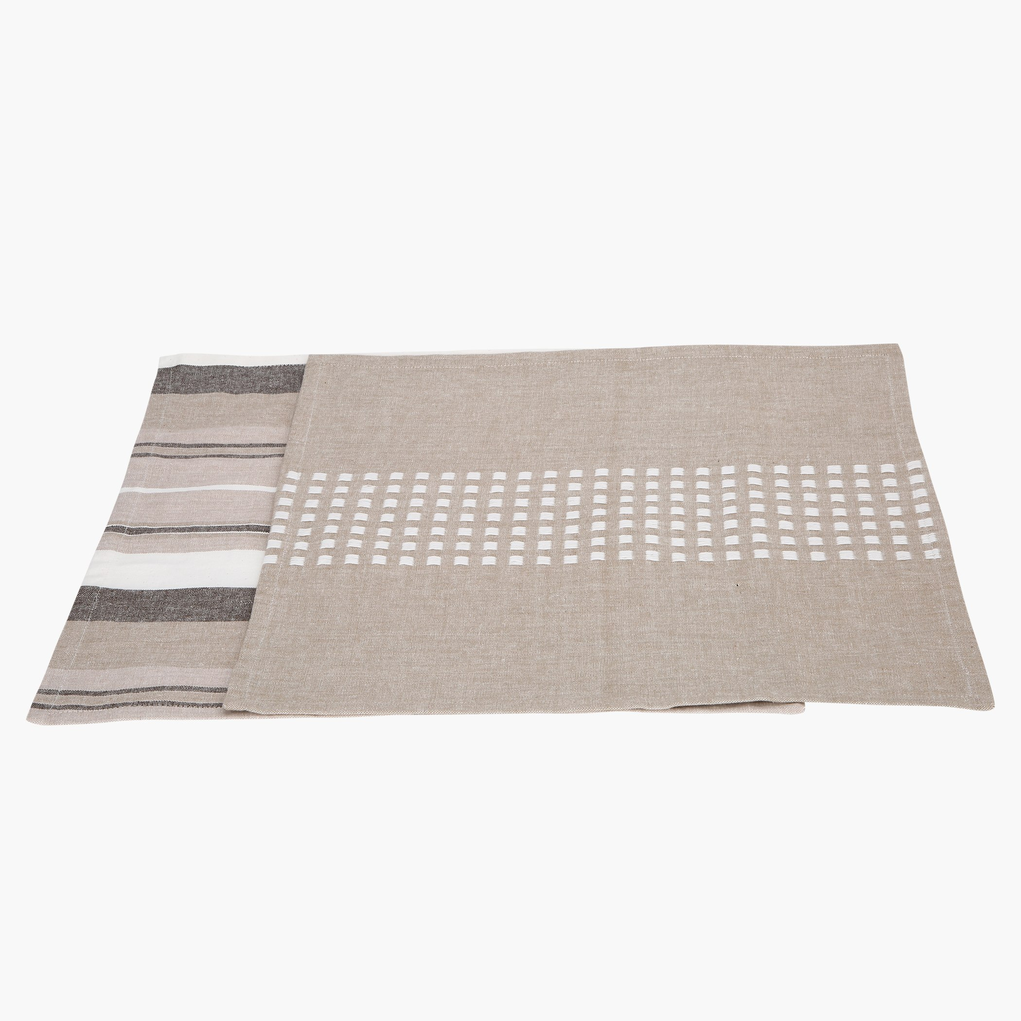 طقم مناديل مطبخ مربعة من قطعتين ناثان-hbxdecorandfurnishings-homefurnishings-tablelinens-image-1