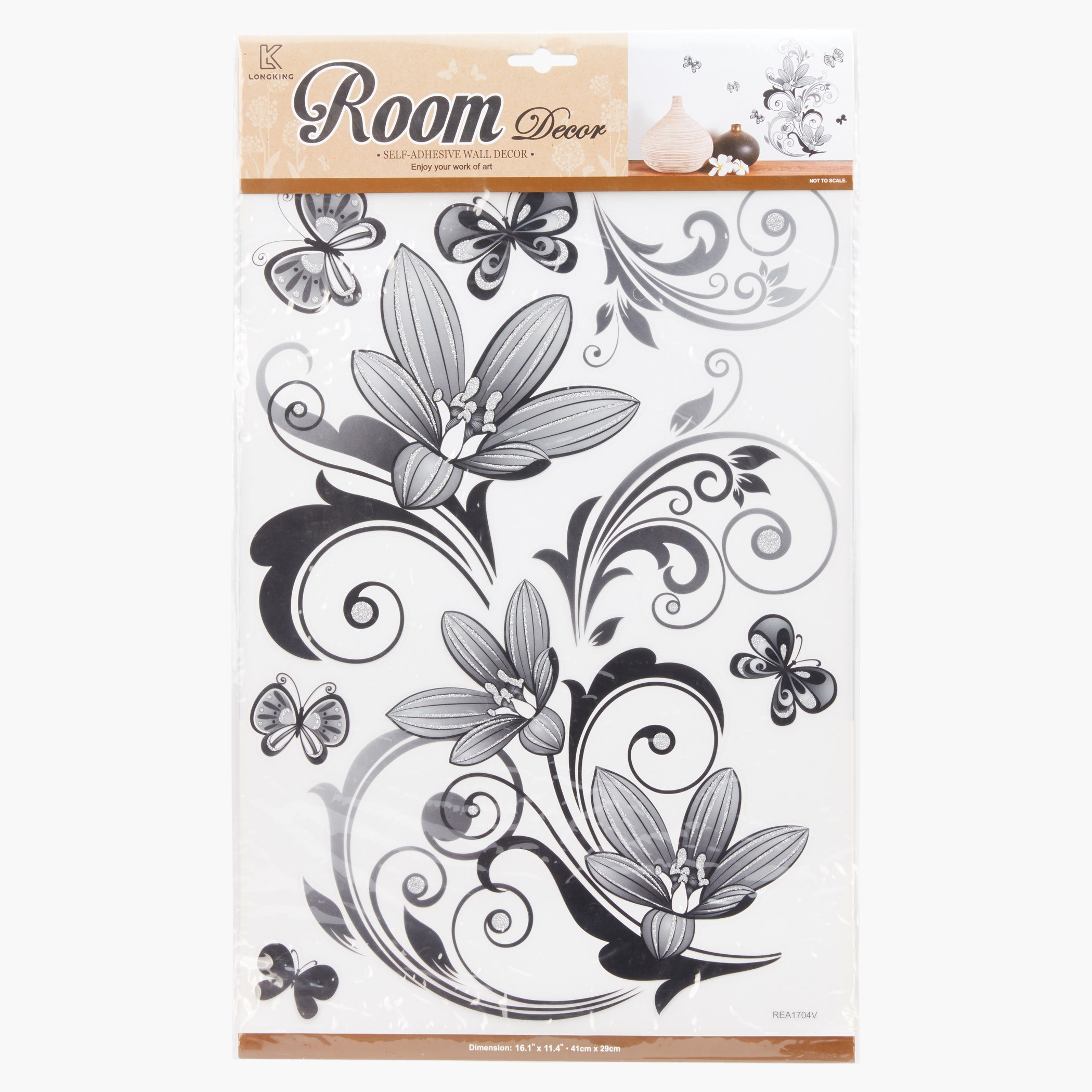 زينة حائط بطبعات أزهار-hbxhomeware-hbxkidsandyouth-image-1