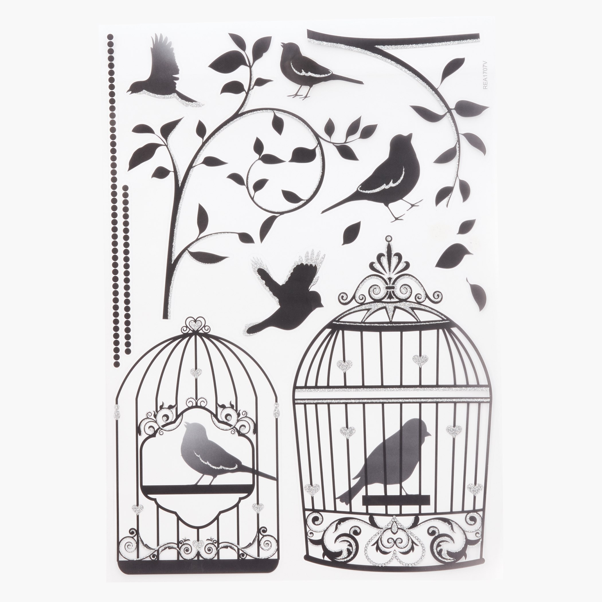 ملصق ديكور للغرفة قفص طيور جليتر-hbxhomeware-hbxkidsandyouth-image-2